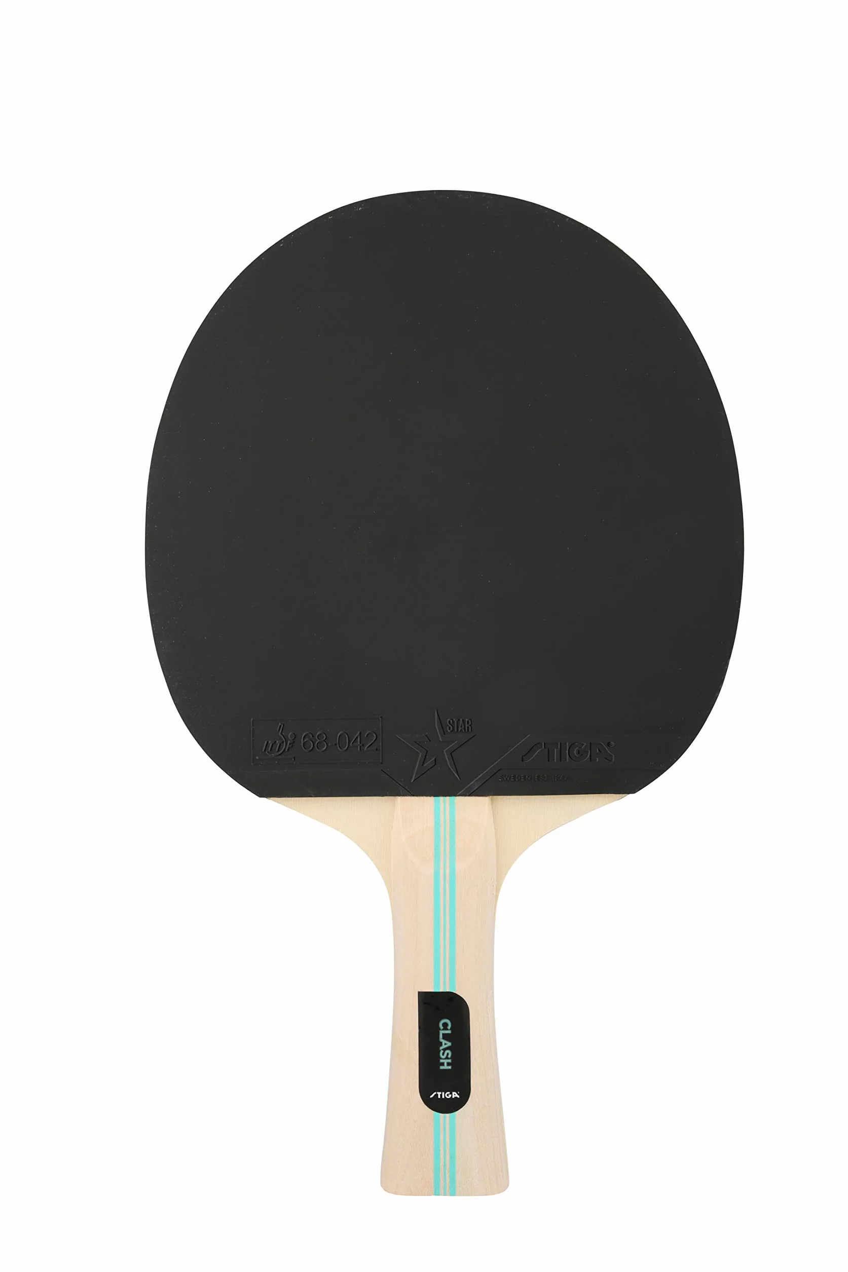 STIGA Hobby Clash Pala de Ping Pong, Negro/Rojo