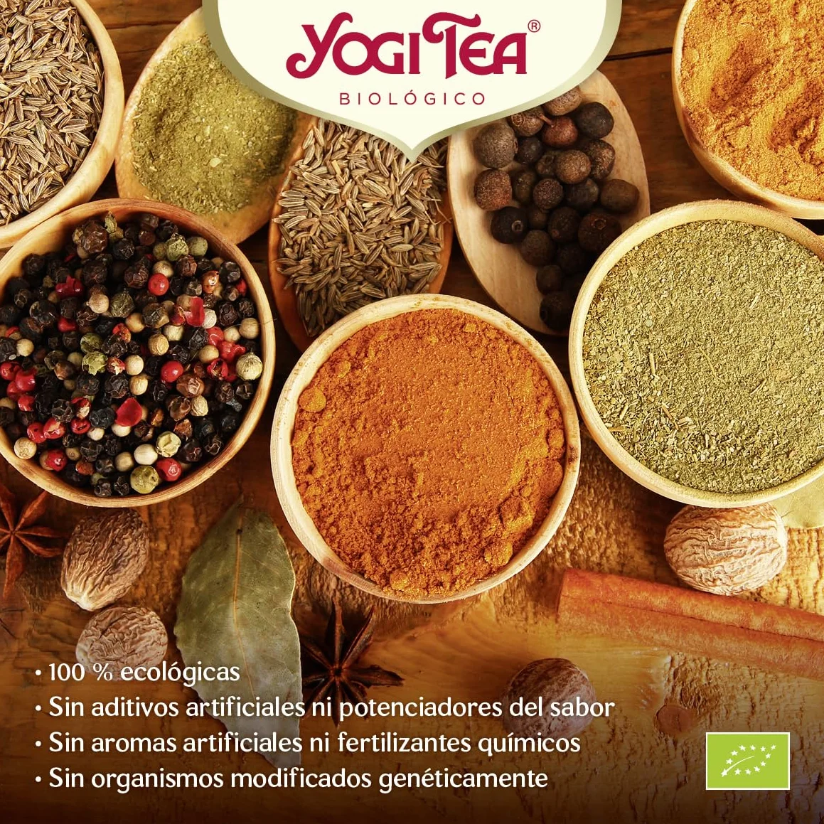 Yogi Tea - Equinácea - Infusión Ayurvédica - Mezcla de Equinácea, Rooibos y Cardamomo - Sin Cafeína - Pack de 3x17 bolsitas (51 bolsitas en total)
