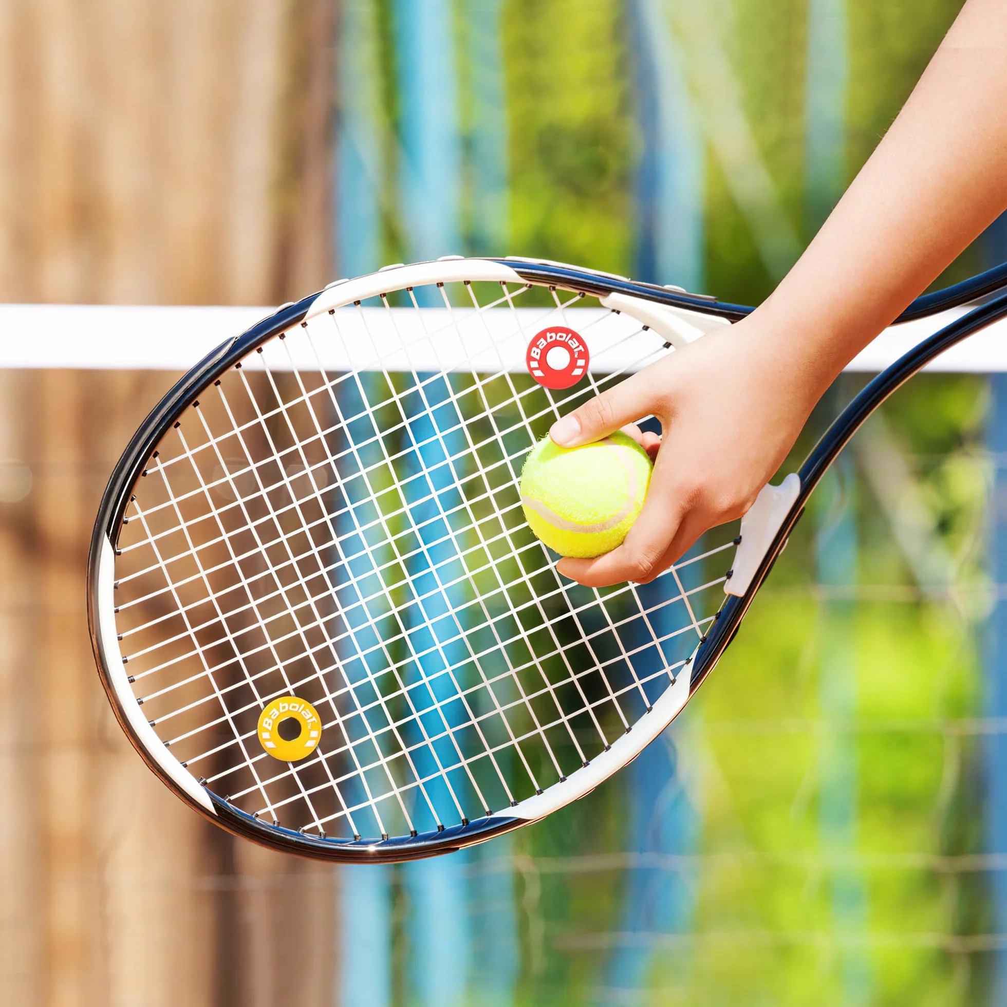 Amortiguador Raqueta Tenis Antivibradores Silicona con Letras 8 Piezas