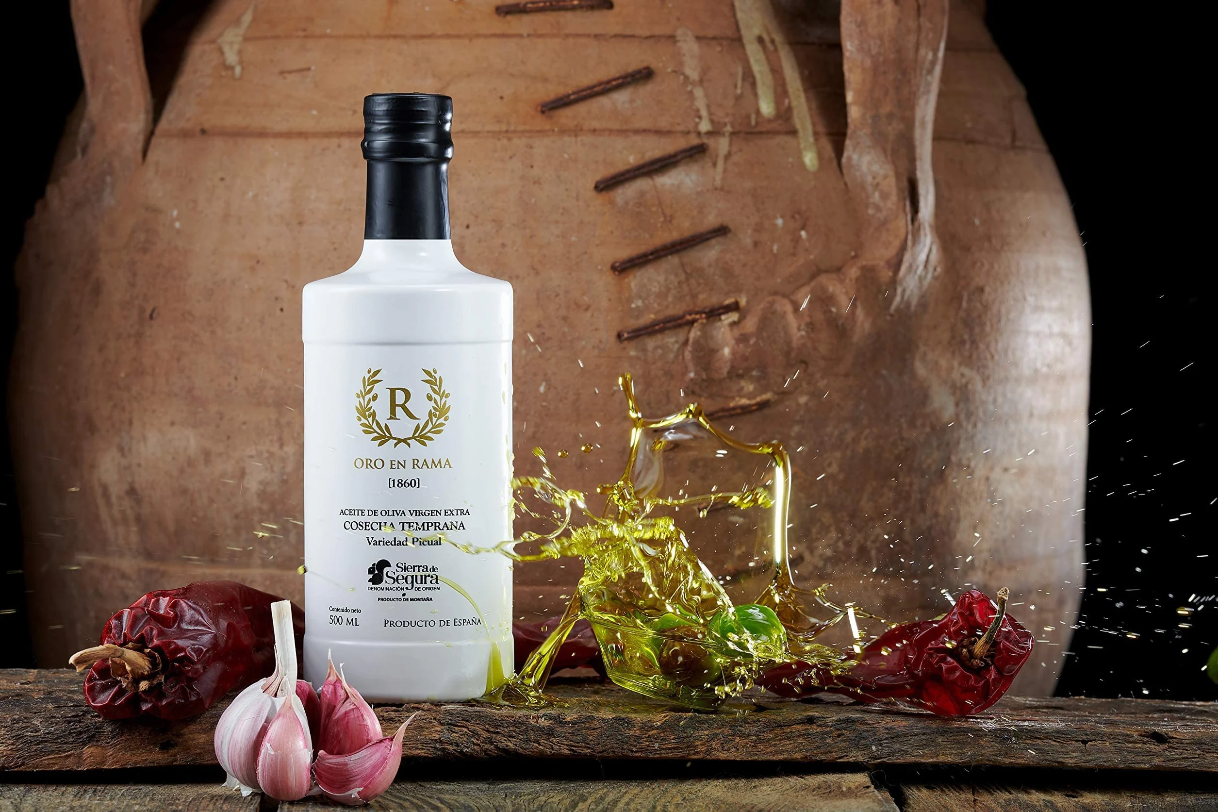 Aceite de Oliva Virgen Extra Picual de Jaén DOP Sierra de Segura Cosecha 25/26 Premio AOVE Verde Sabor frutado intenso