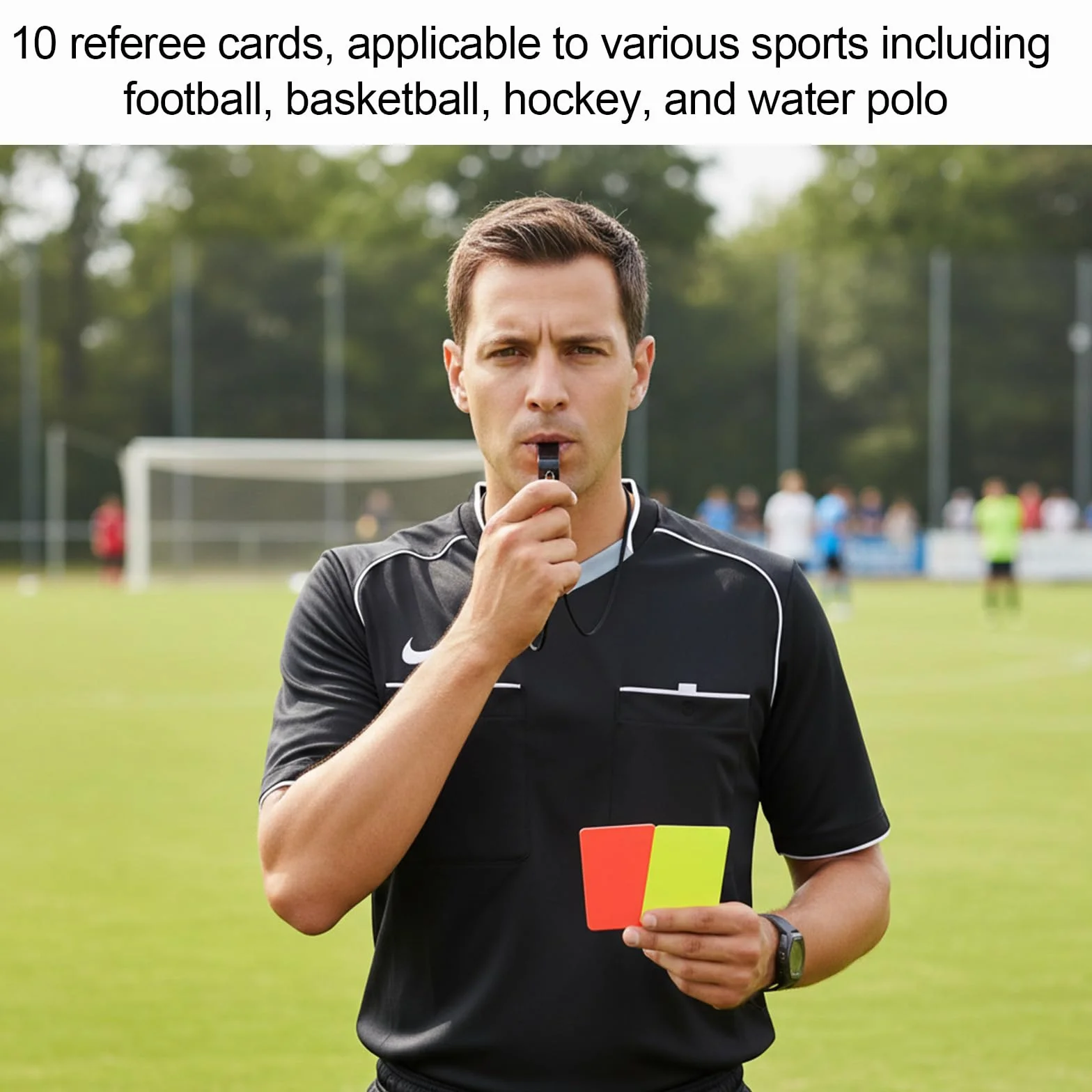 Cobee 10 tarjetas de árbitro rojas y amarillas para fútbol