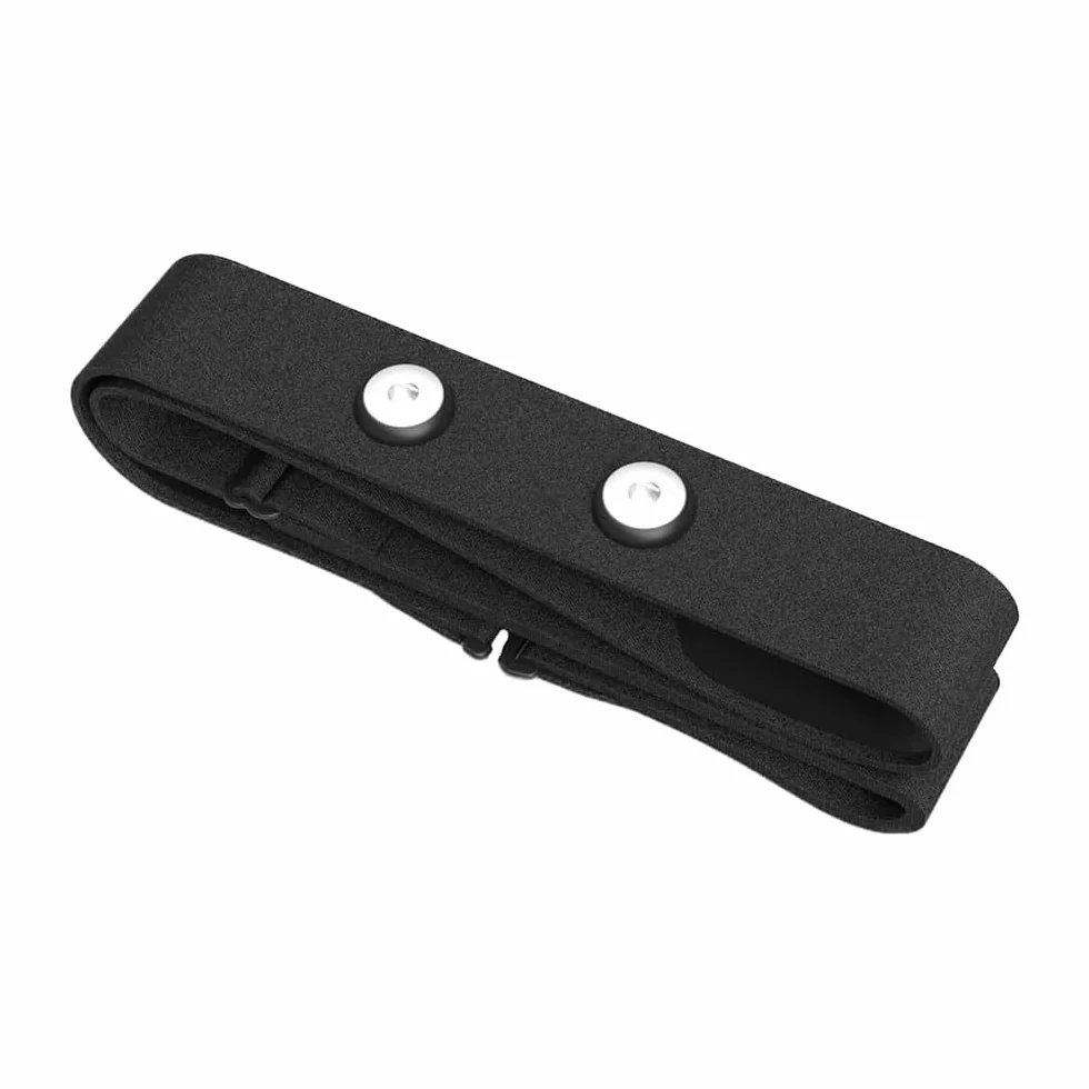 Correa para el Pecho con Monitor de Frecuencia Cardíaca de Repuesto, Compatible con Polar H10, H9, H7, Negro