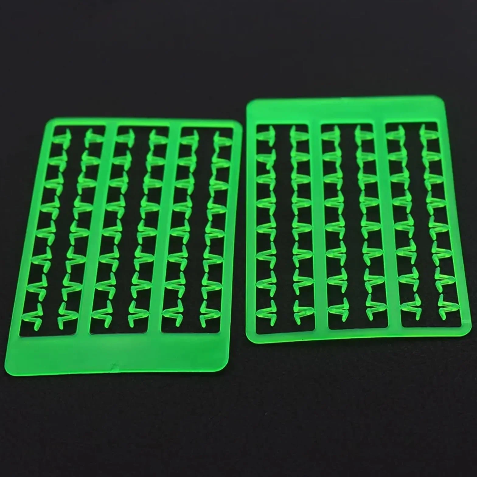 Tarjetas Línea de Pesca Extensión de Cabello Cuentas de Tope Aparejo de Carpa Boilie Tapones