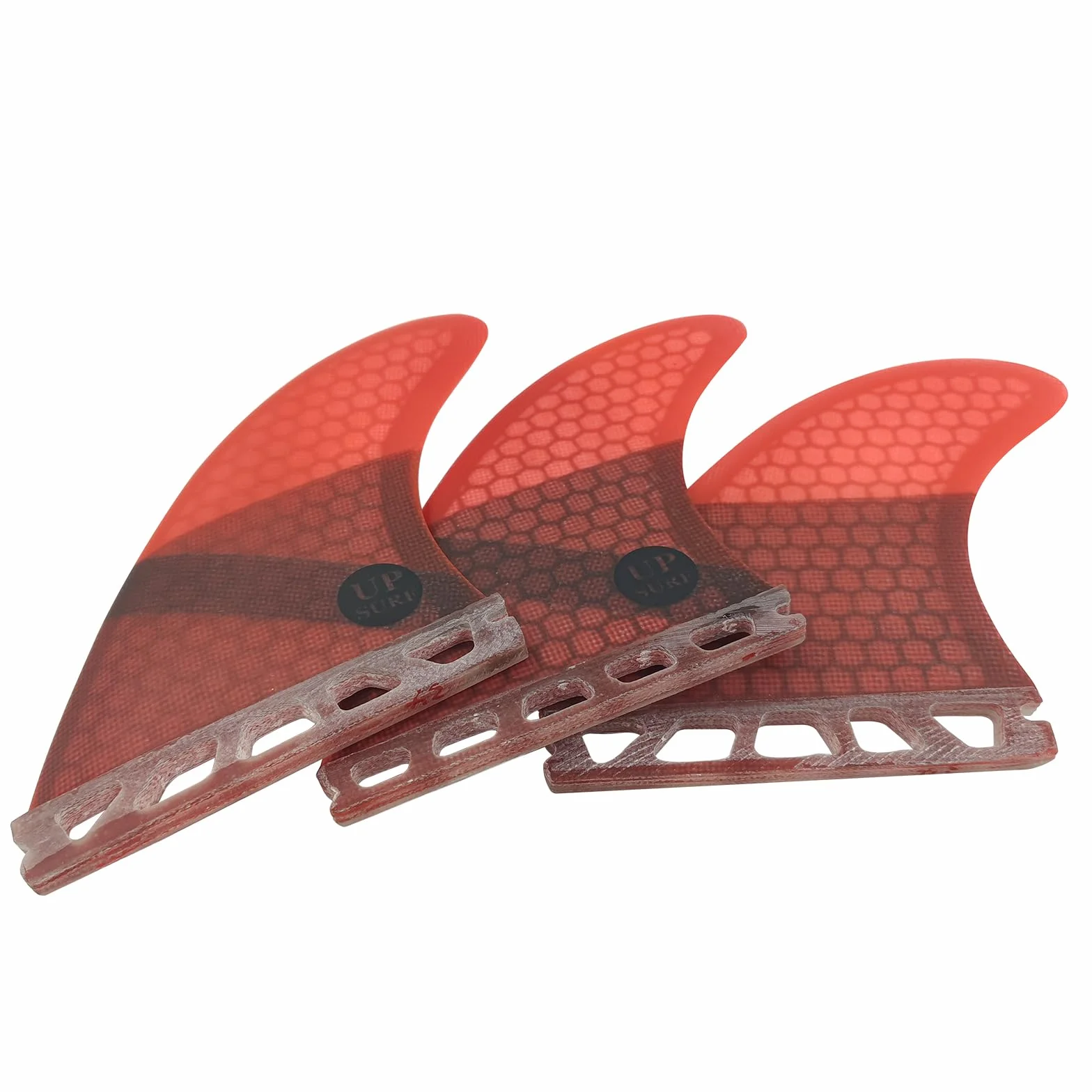 UPSURF Tabla de Surf Aletas Base Fibra de Vidrio Tri Fin Thruster Set