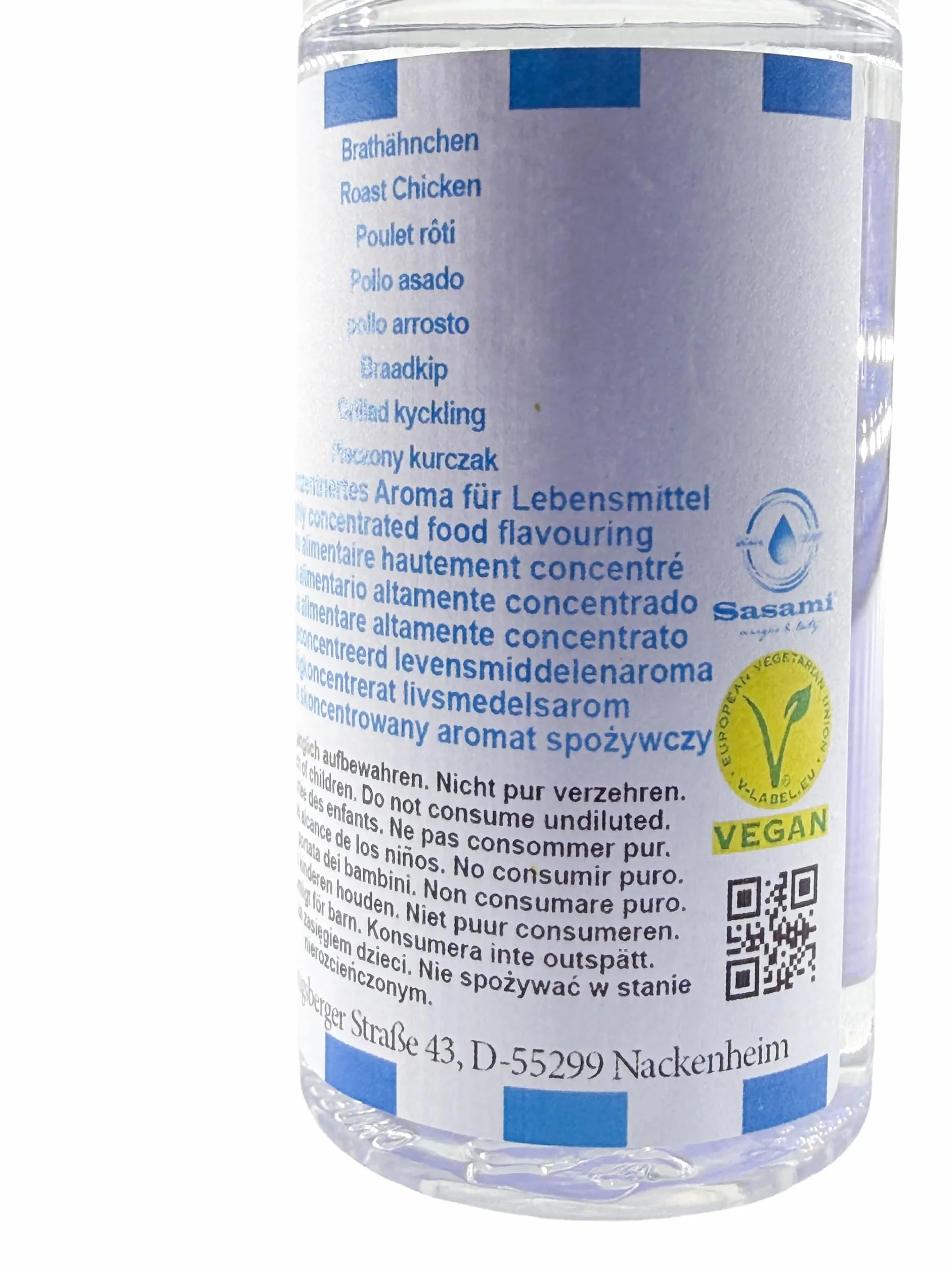 Pollo asado aroma concentrado - Vegano - Sasami - 10ml