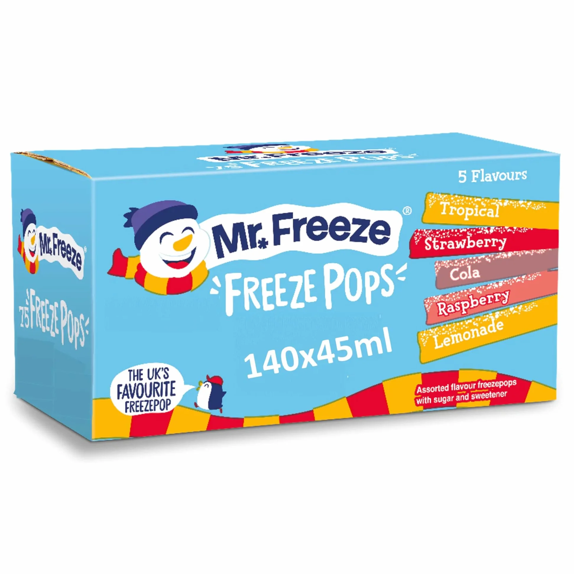 Mr Freeze Super Freeze Pods 140 x 45 ml Ice Pops