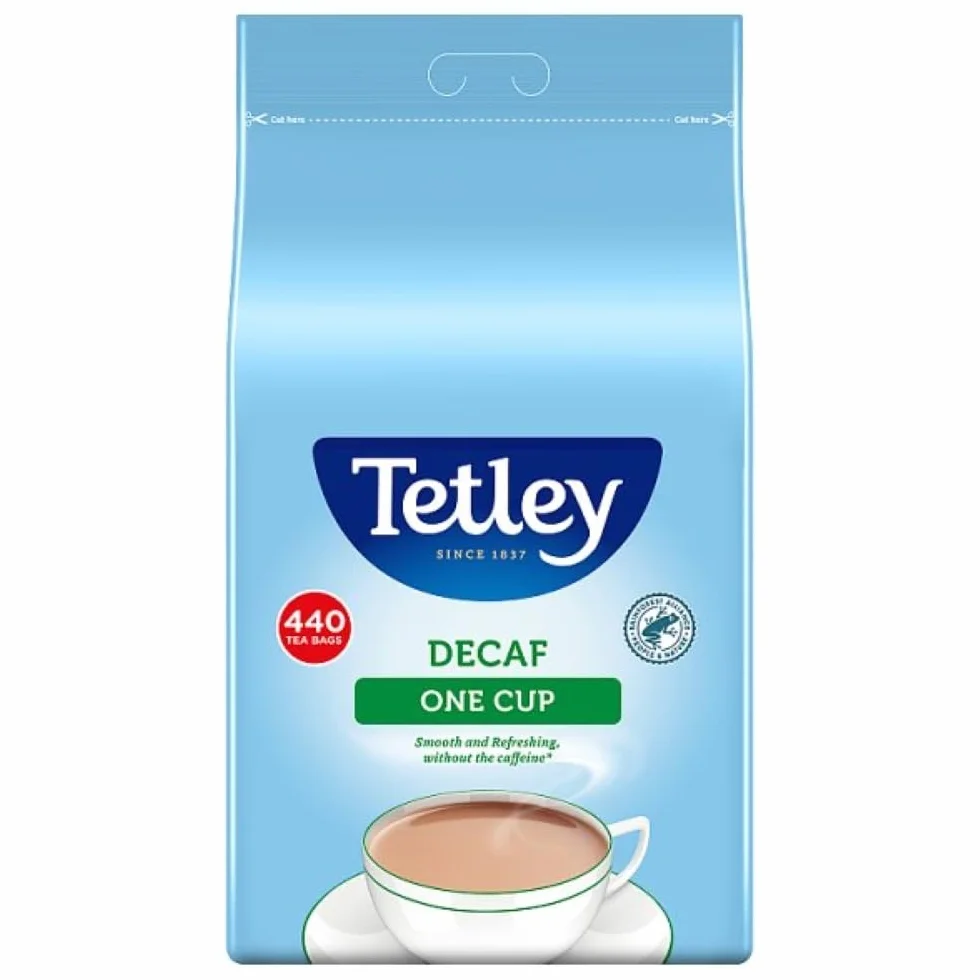 Decaf One Cup 440 Tea Bags Té negro descafeinado de Inglaterra en un paquete grande resellable con 440 bolsitas de té - importado de Shestore24