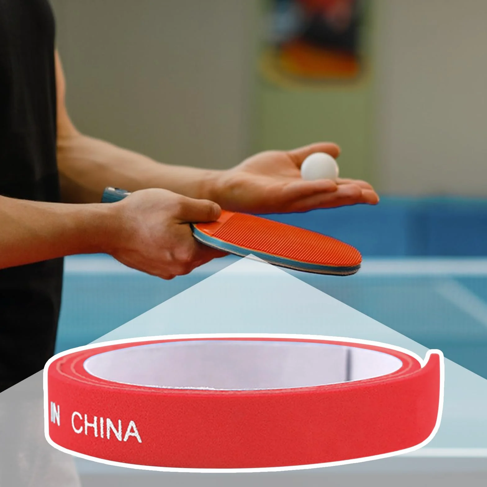 Cinta Protectora para Bordes de Paletas de Tenis de Mesa 10 Unidades
