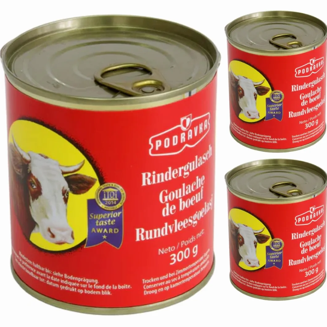 Podravka Goulash de ternera 300 gramos de conservas x 3 piezas