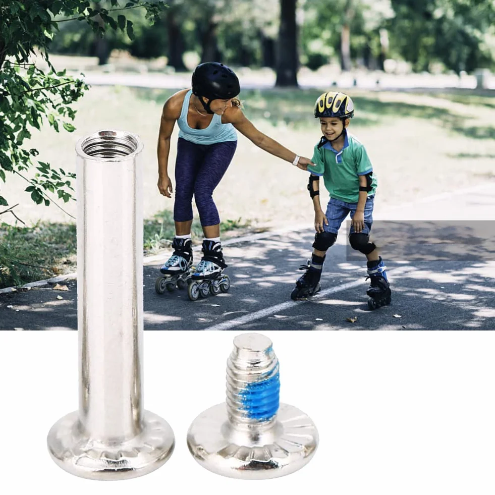 Tornillos para patinaje 10 piezas repuesto patines línea 31 mm 36 mm herramienta reparación ejes rueda