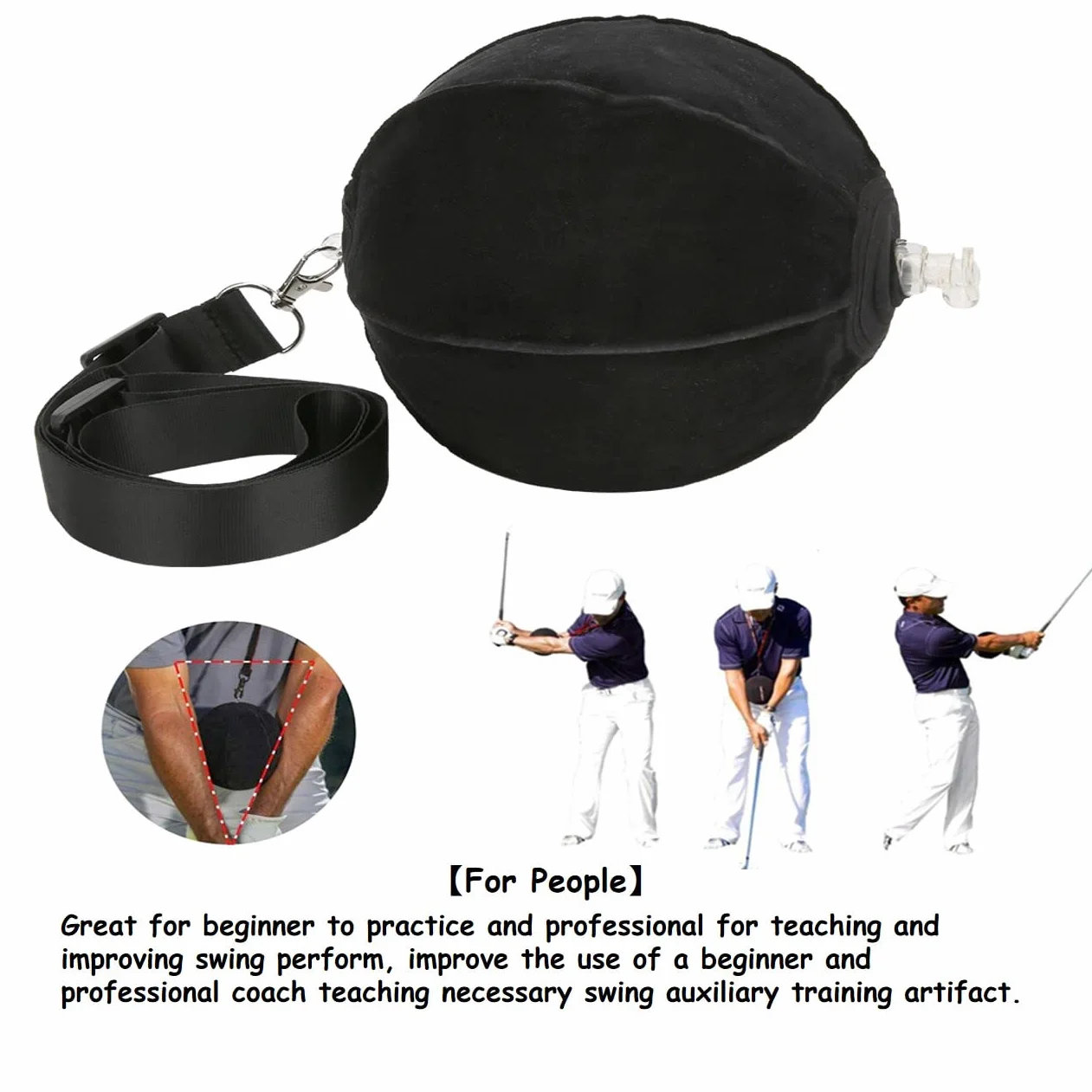 Pelota de Impacto de Golf, Entrenador Inteligente, Ayuda para Práctica de Swing y Corrección de Postura