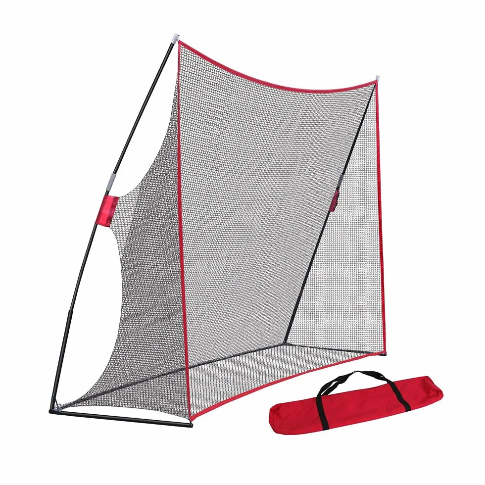 JARAGAR Red de golf grande, 10 pies x 7 pies, red de práctica de golf, accesorios de golf profesionales con bolsa de transporte para entrenamiento de golpeo de golf en interiores y exteriores