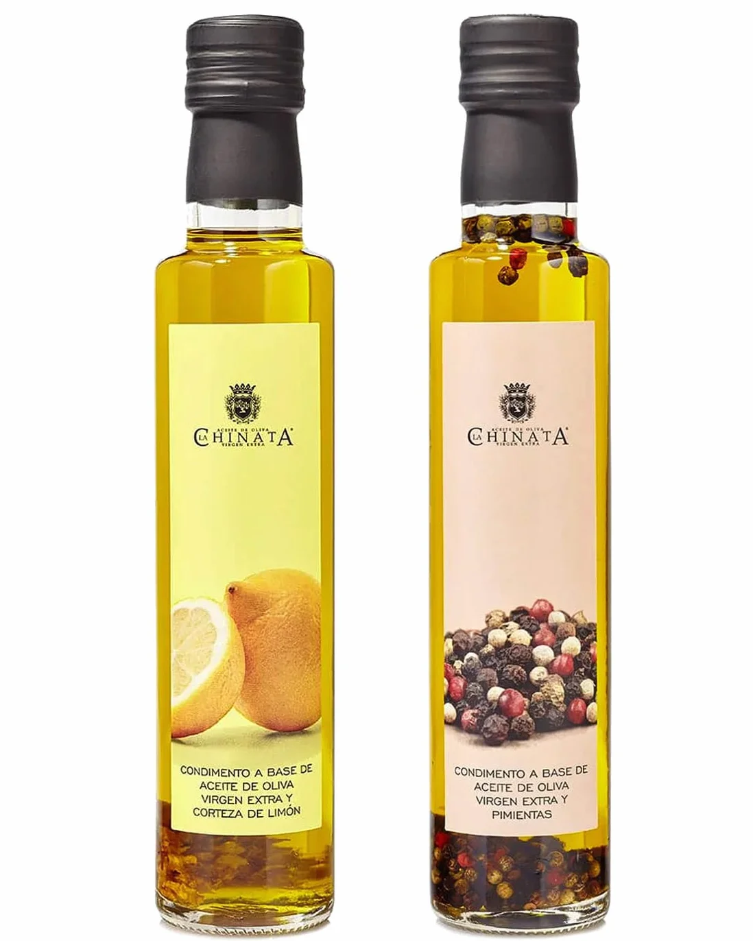 La Chinata Cesta Gourmet Mediana Nº1 Aceite de Oliva Virgen Extra Vinagre de Jerez D.O. Pack Regalo
