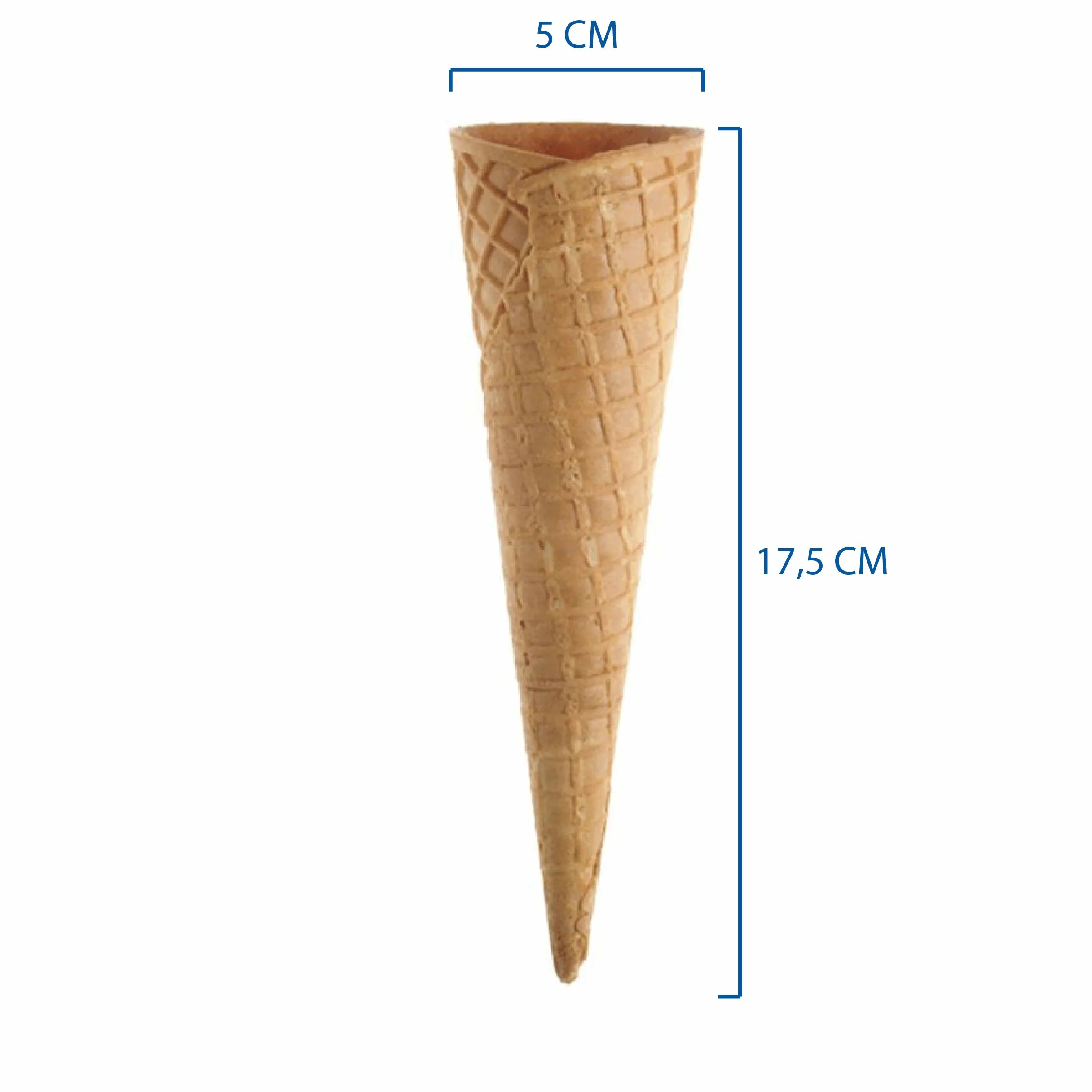 Conos para helados Wafer Ice Cream tamaño medio 290 sztuk