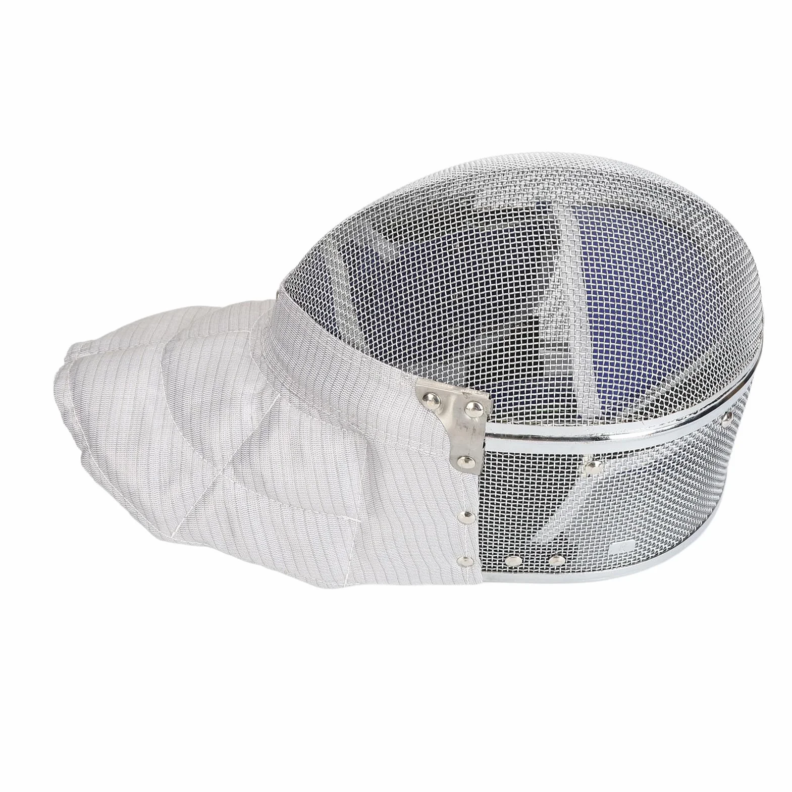 Dilwe Casco de Espada de Esgrima, Malla de Acero de Alta Resistencia, Cuero, Forro Desmontable, Certificado CE