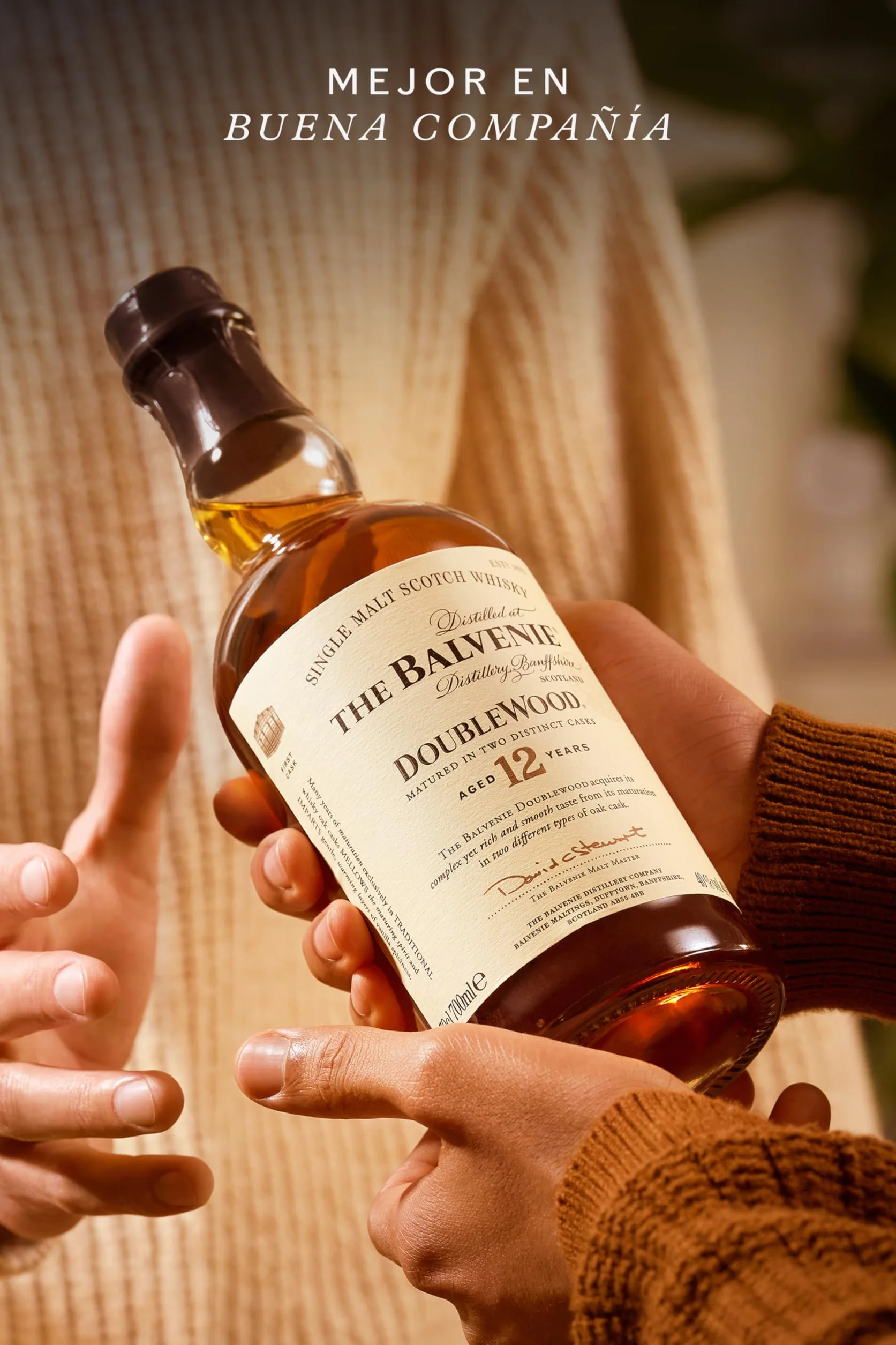 The Balvenie DoubleWood 12 años whisky de malta escocés, 70cl