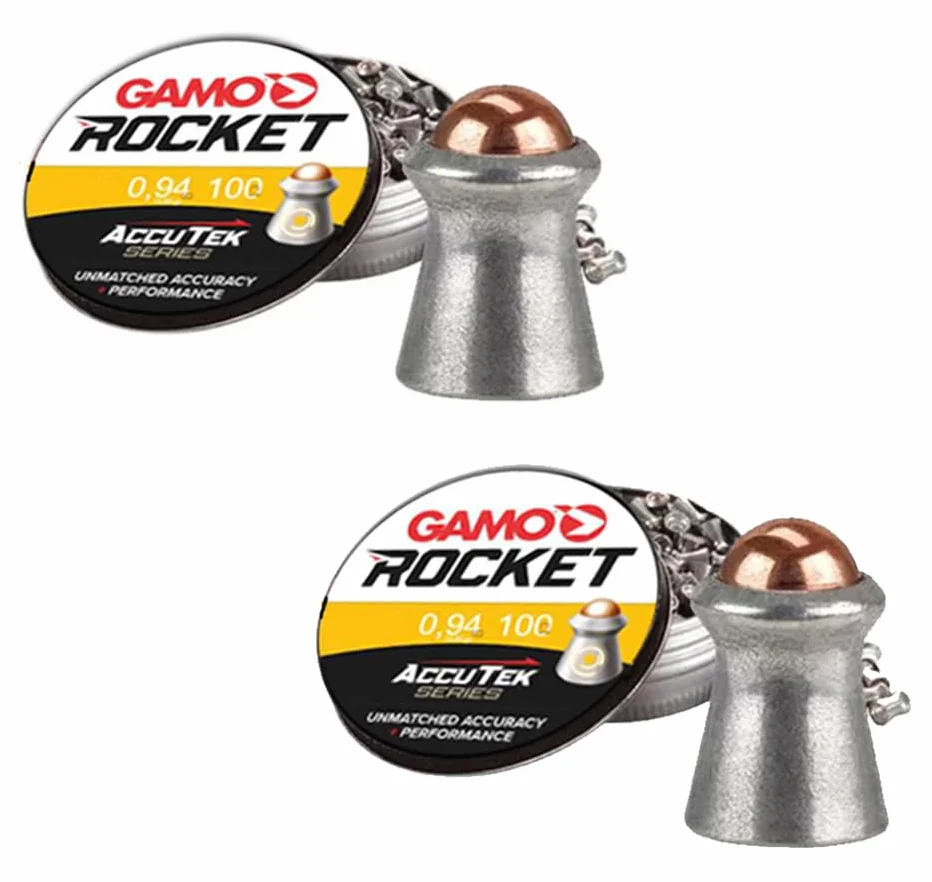 Gamo ACUTTEK Rocket Balines 4,5mm 0,49g 150 uds Pack 2 Cajas Aleación