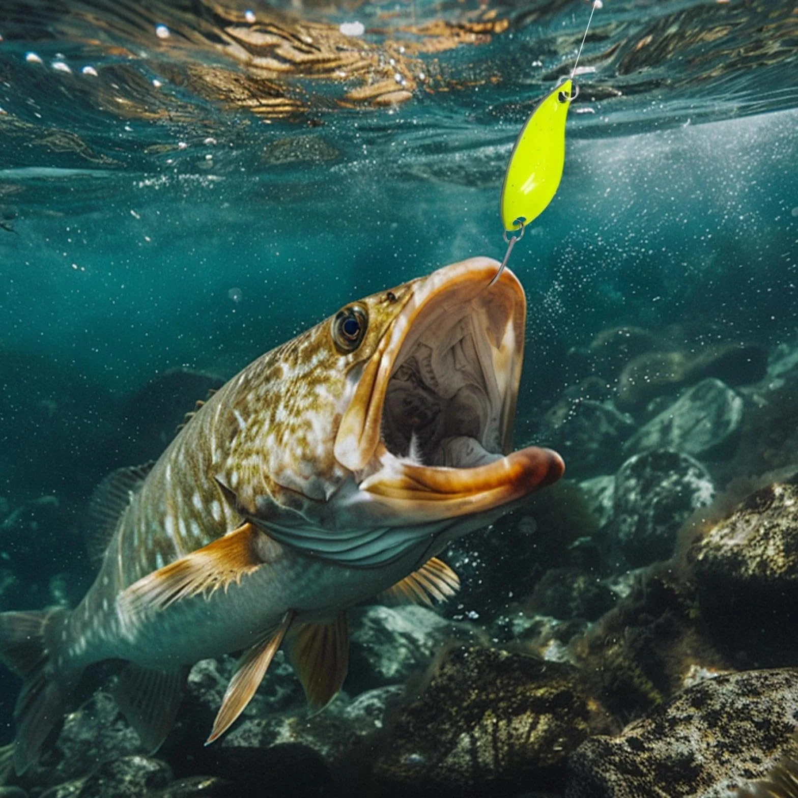 Señuelos de Pesca Cucharillas Coloridas Set 12 Piezas 3,5g para Trucha Salmón Perca