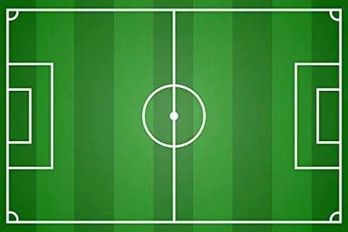 Pastel Italiano - Campo de Futbol Oblea - 20x30 Cm. - comestible para decoración de tartas