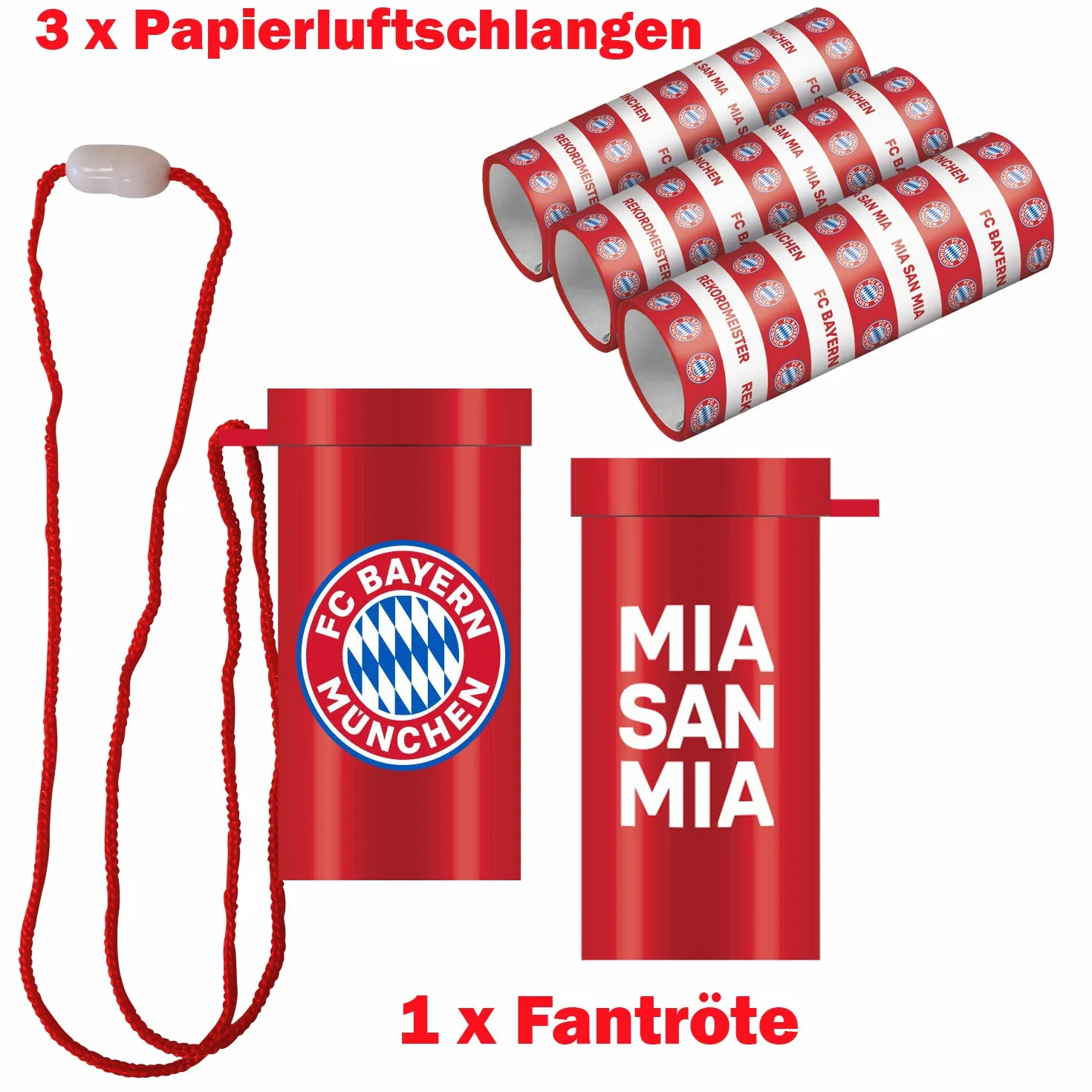 FC Bayern München Set de fiesta de fútbol XL, 34 piezas, decoración para cumpleaños