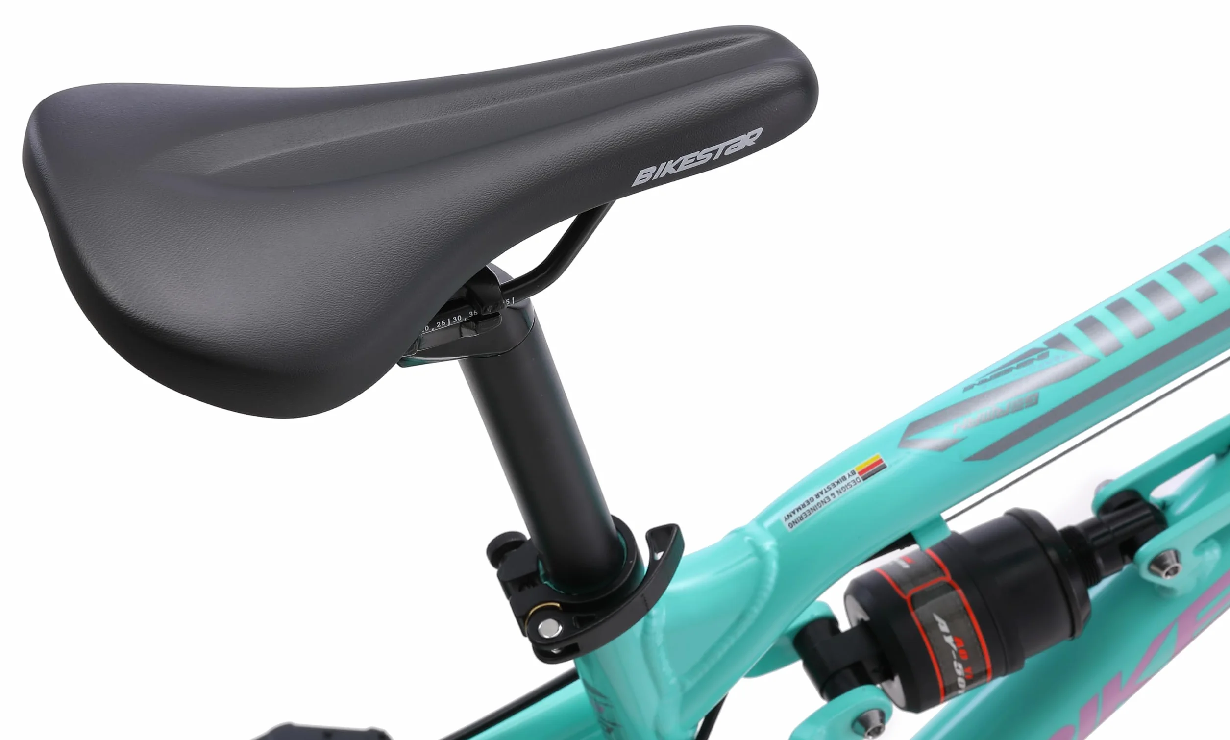 BIKESTAR Bicicleta de montaña Aluminio Suspensión Doble 20 Pulgadas 6 años Cambio Shimano 7 velocidades Freno de Disco niños