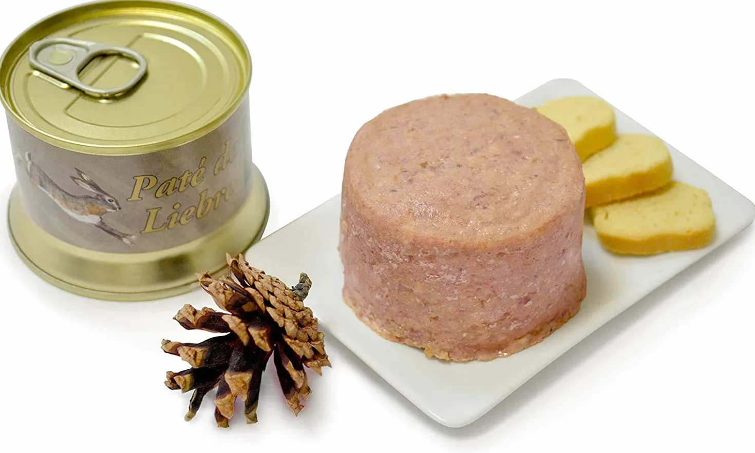 Paté de liebre trufado al Armagnac Montes Universales (135g)