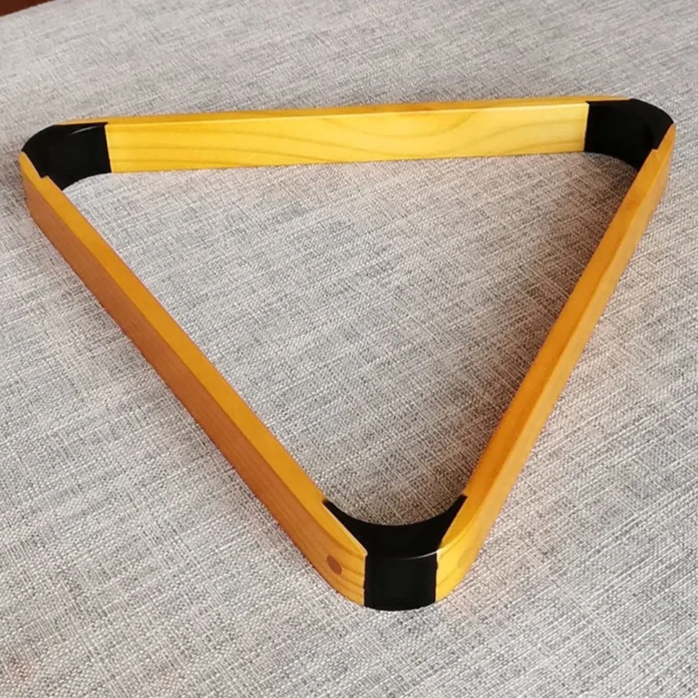 Estante triángulo de billar sólido para bolas de piscina