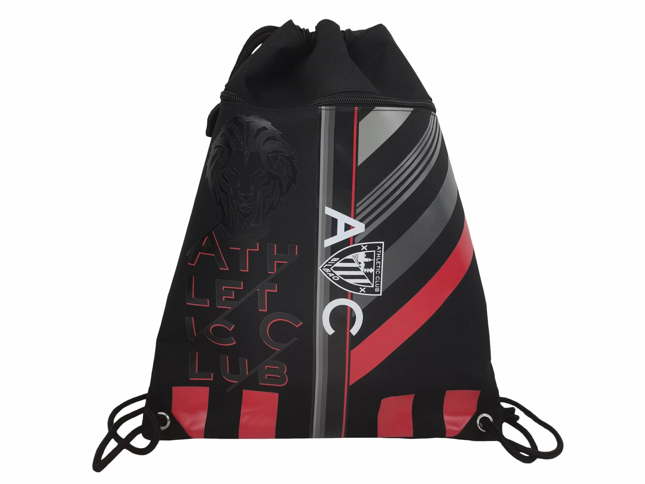 CYPBRANDS Mochila Saco Bolsos Negro Oficial Fútbol Actividades extraescolares