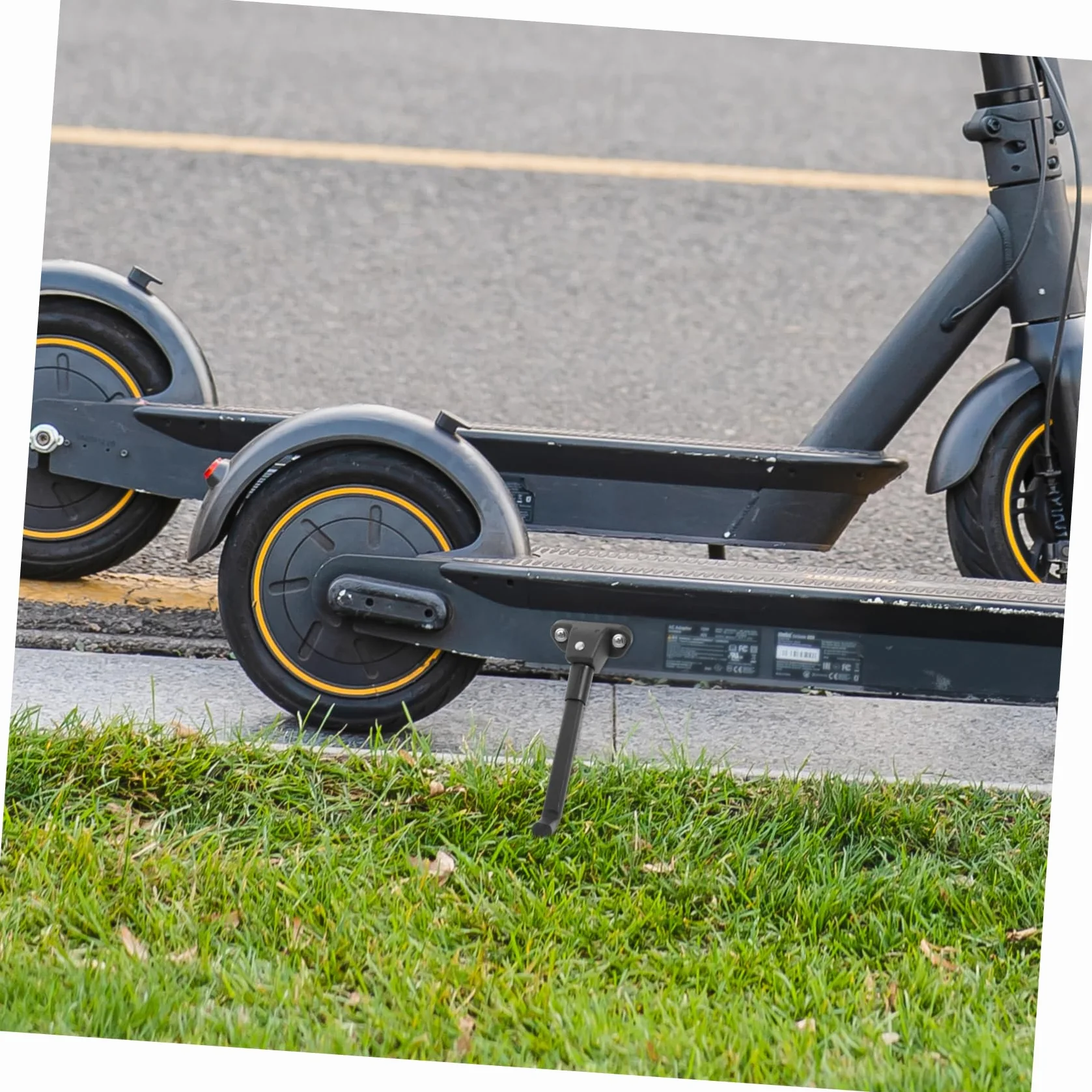 Soporte de Patinete Eléctrico de Aluminio MAX Pata de Estacionamiento Extendida Accesorios para Scooter 2 Piezas