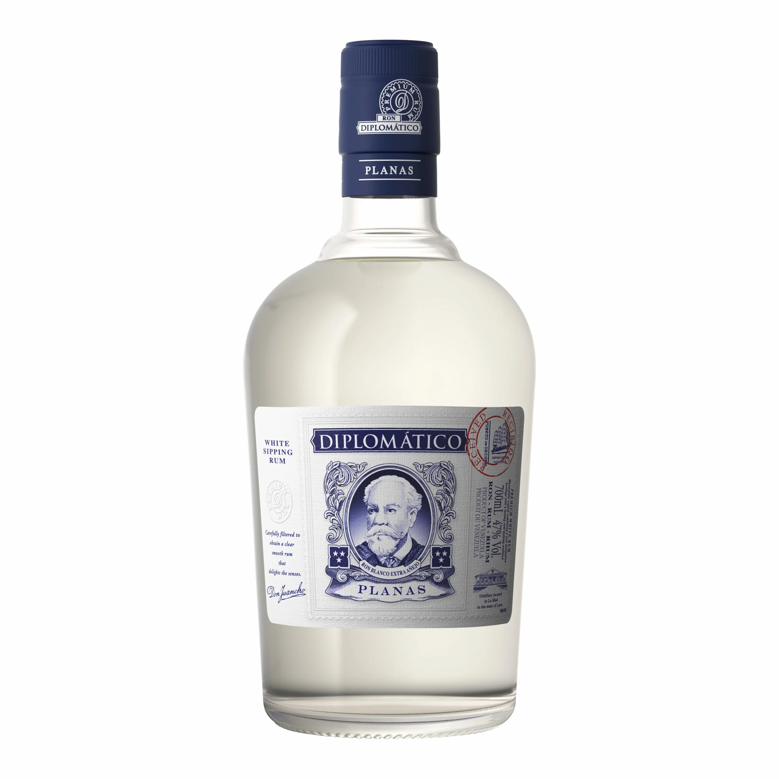 RON DIPLOMÁTICO - Ron Diplomático Planas, 47% Volumen de Alcohol, 70 cl
