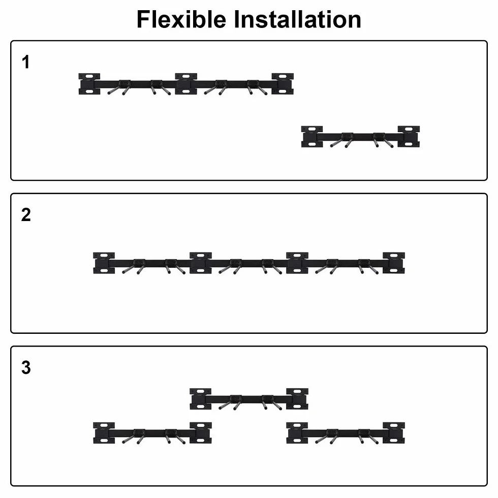 Soporte para Almacenamiento de Esquí y Snowboard de Pared, 10 Pares