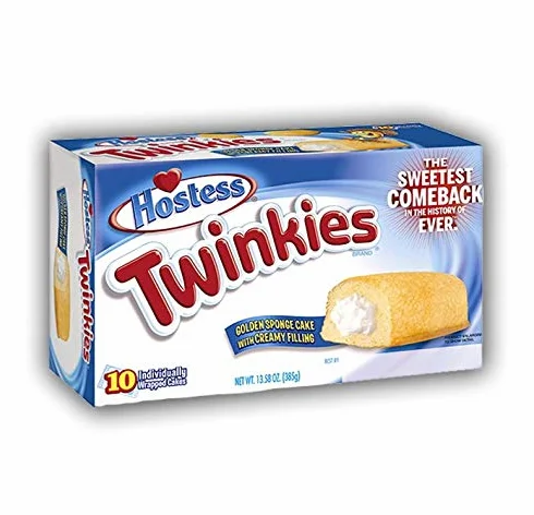 Hostess Twinkies 385 g (Pack of 1, Total 10 Cakes)