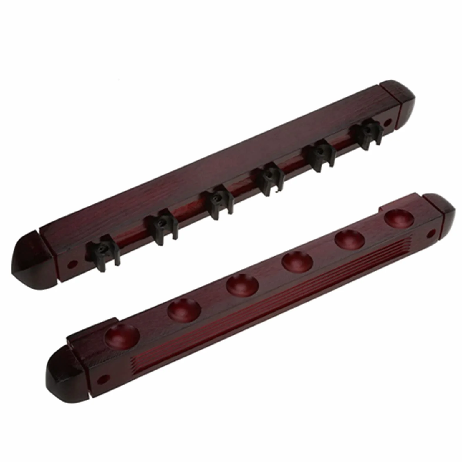 SUNGOOYUE Estante para Tacos de Billar Montado en la Pared, Soporte de Madera