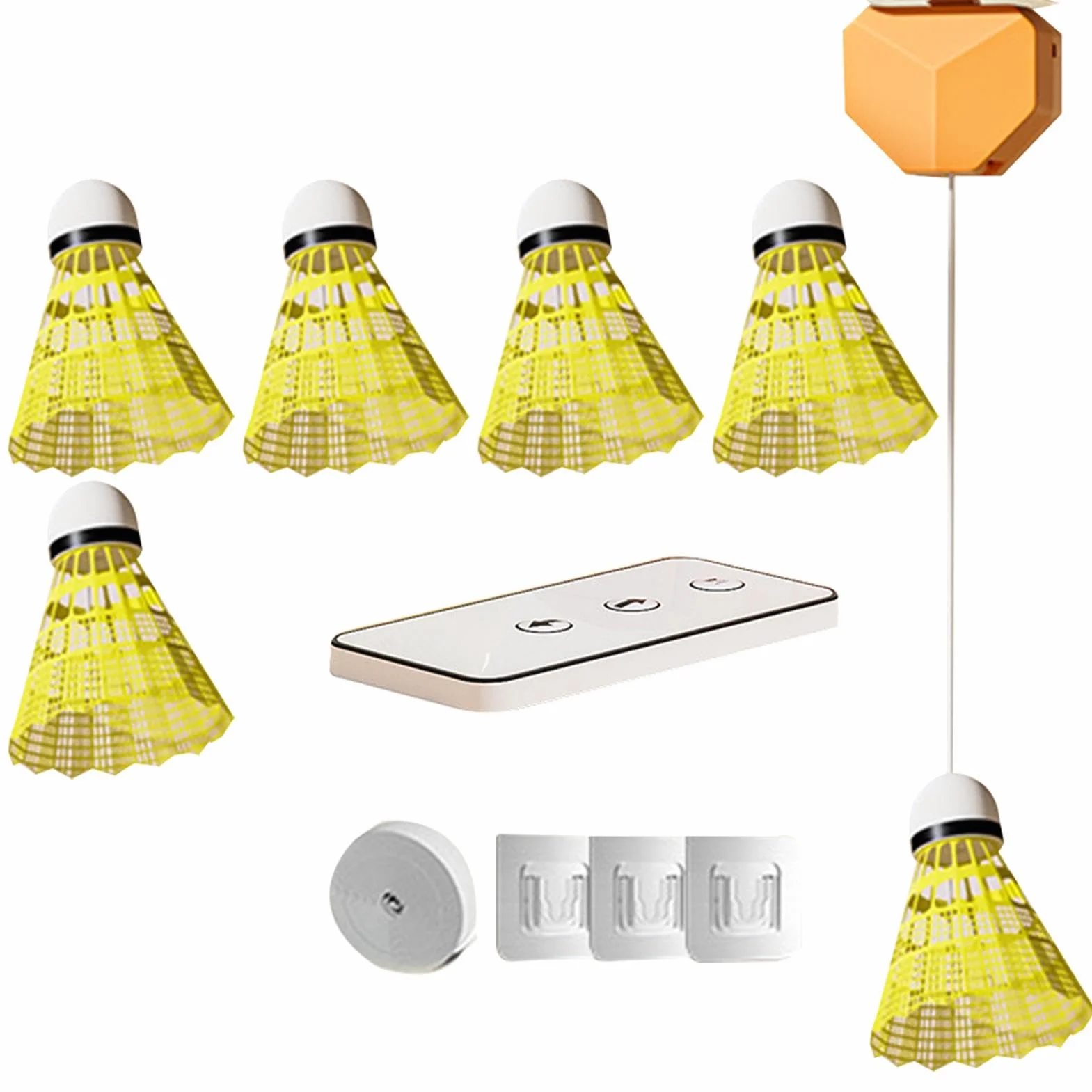 Kit de autoentrenamiento de bádminton para un jugador, herramienta multifuncional de práctica