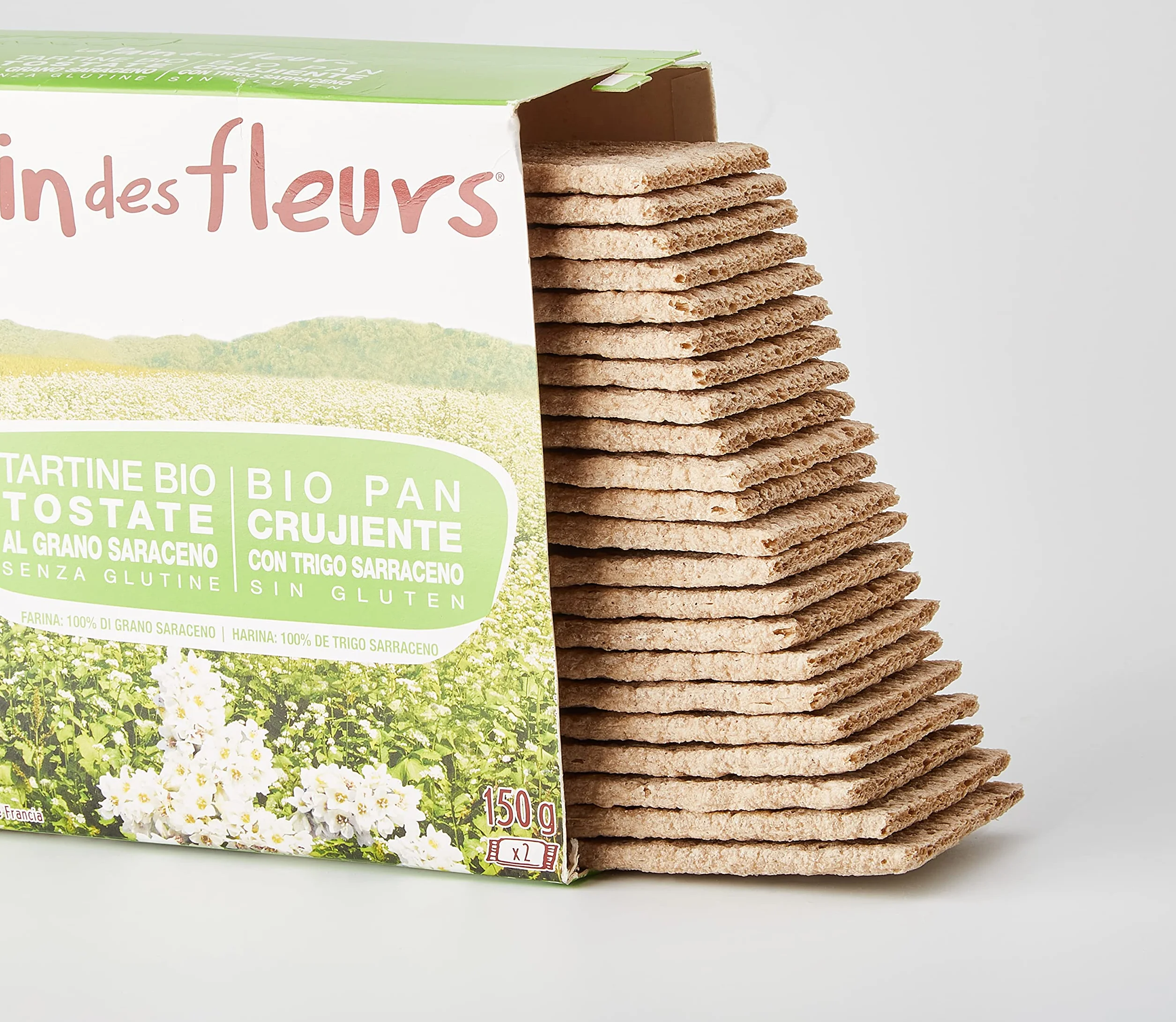Le Pain des Fleurs KI GROUP SpA Priméal Tartine Al alforfón Orgánica 150 g