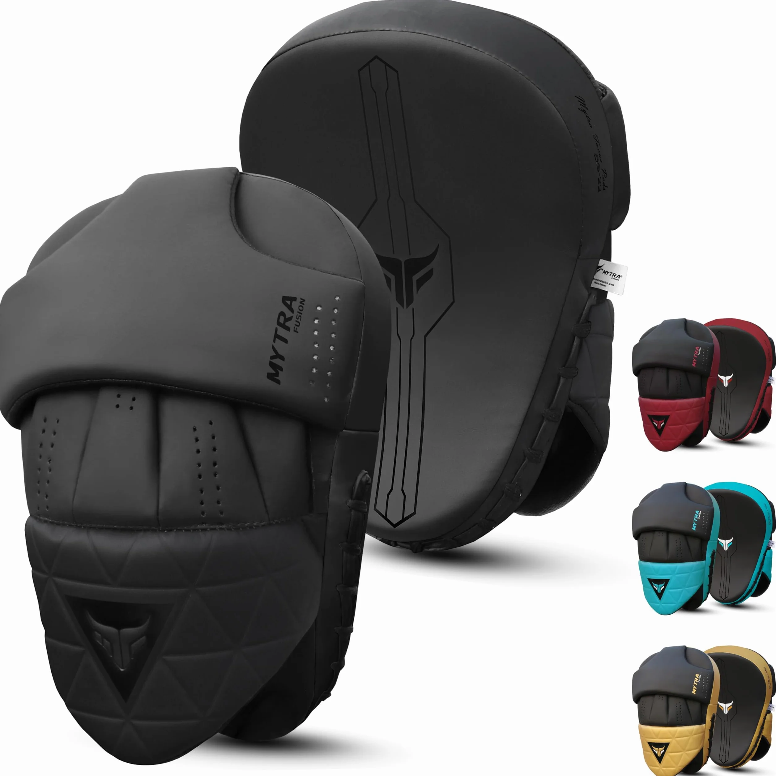 Mytra Fusion Manoplas Boxeo Curvo Pads Kickboxing MMA Muay Thai