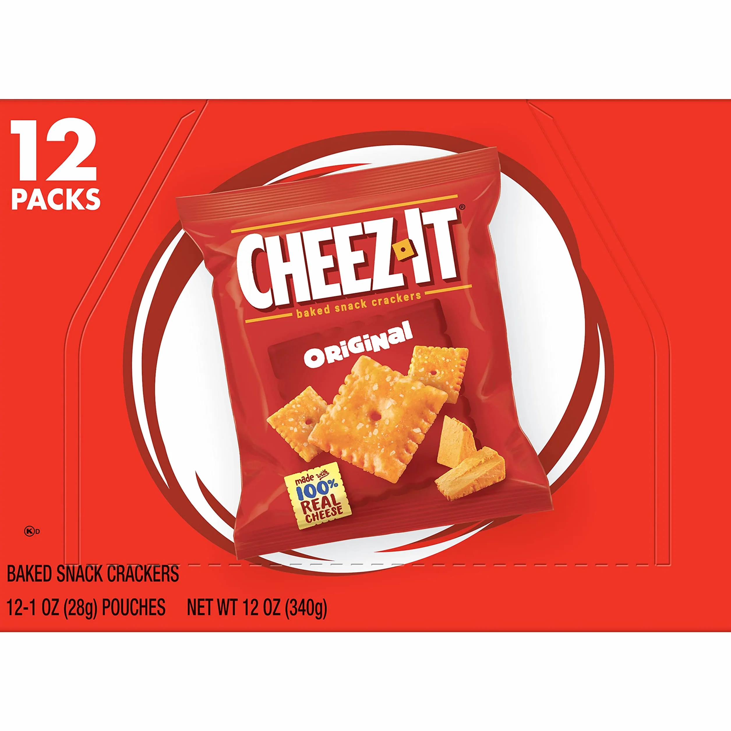 Cheez-It Snack Crackers Original - 12 PK