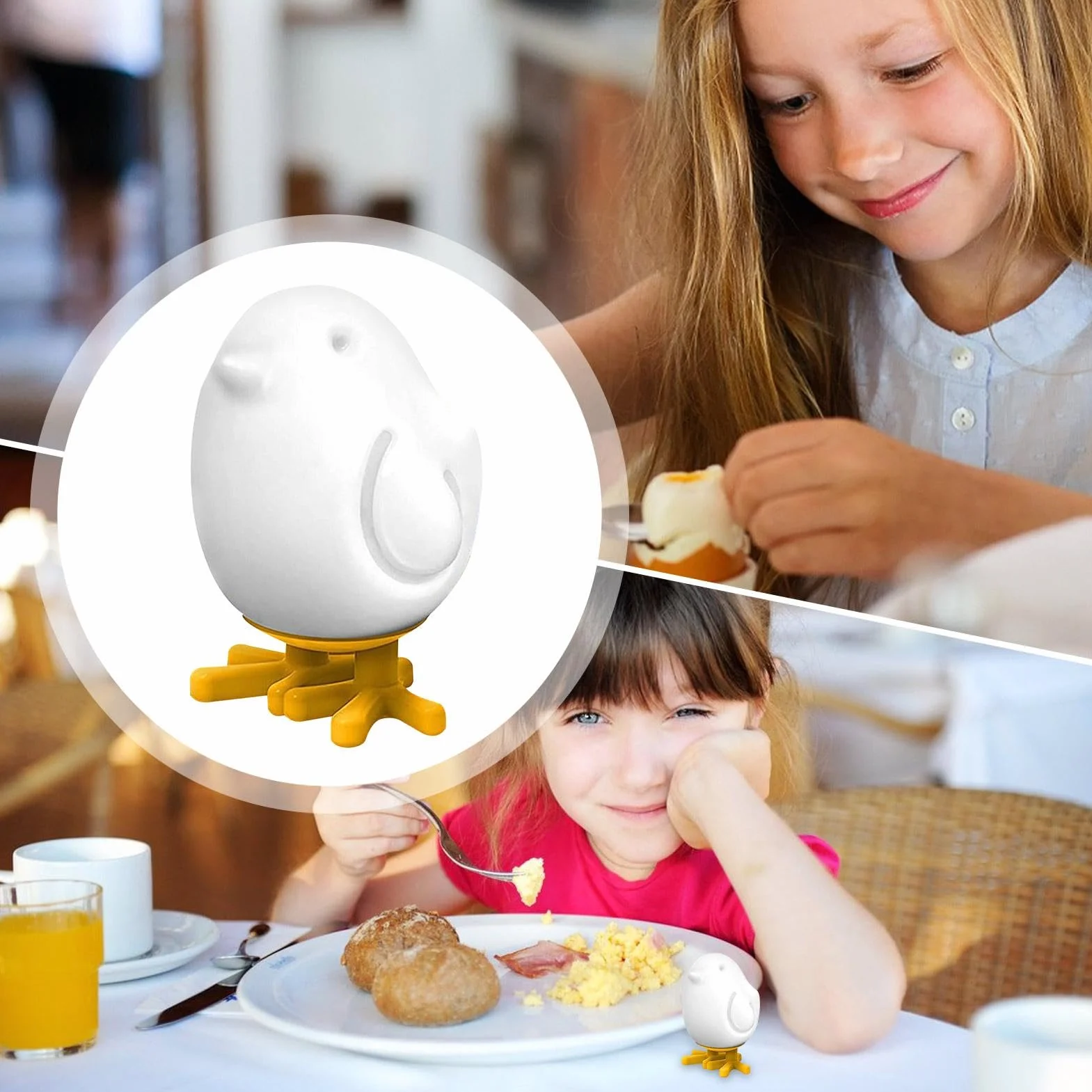 Molde para huevos con forma de pollito, color amarillo, molde para huevos cocidos, molde para huevos cocidos, molde para huevos cocidos, para huevos cocidos, huevos de Pascua, pollitos