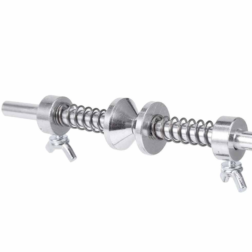 Bobina de Línea de Pesca Portátil en Aluminio Plata
