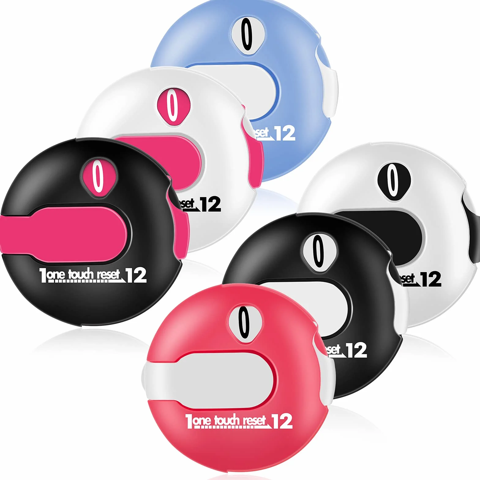 Contador de Puntuación de Golf Mini Clicker 12 Puntos Accesorios Scorekeeper 1.2 Pulg.
