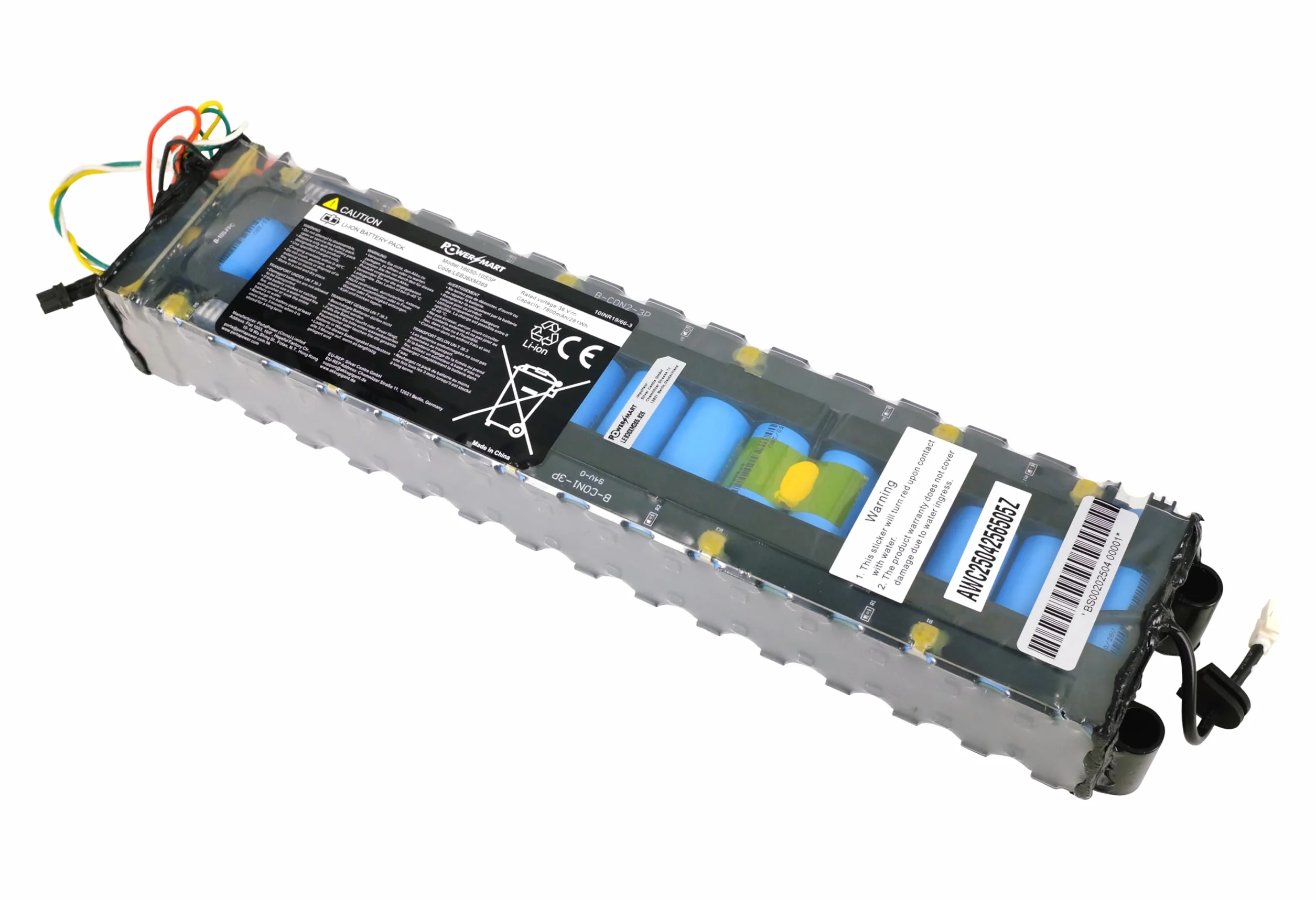 PowerSmart Batería de Litio 36V 7800mAh para Xiaomi 1S M365 Mi3