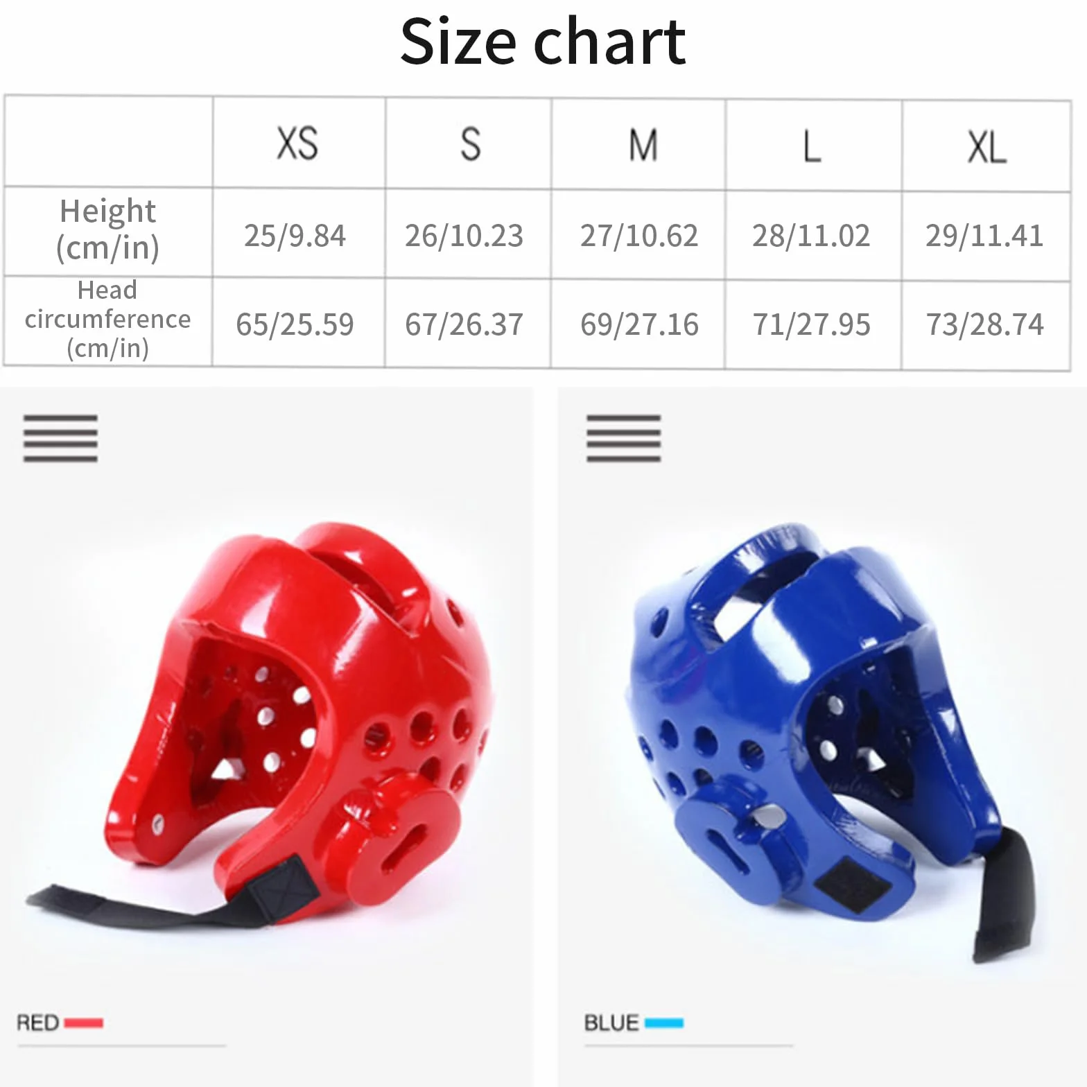 Cascos Deportivos para Niños Protector de Cabeza Taekwondo Kickboxing Karate Artes Marciales