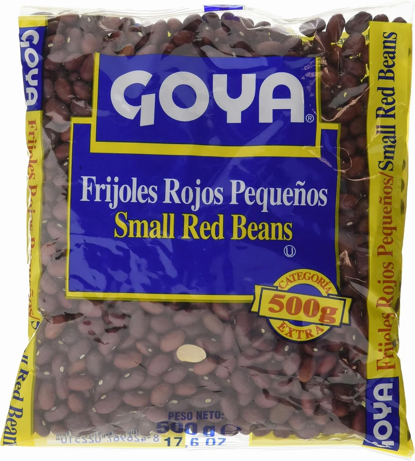 Goya Frijol Rojo Pequeño 18x500 gr, Fuente de Proteína Vegetal, Ideal para Sopas y Guisos
