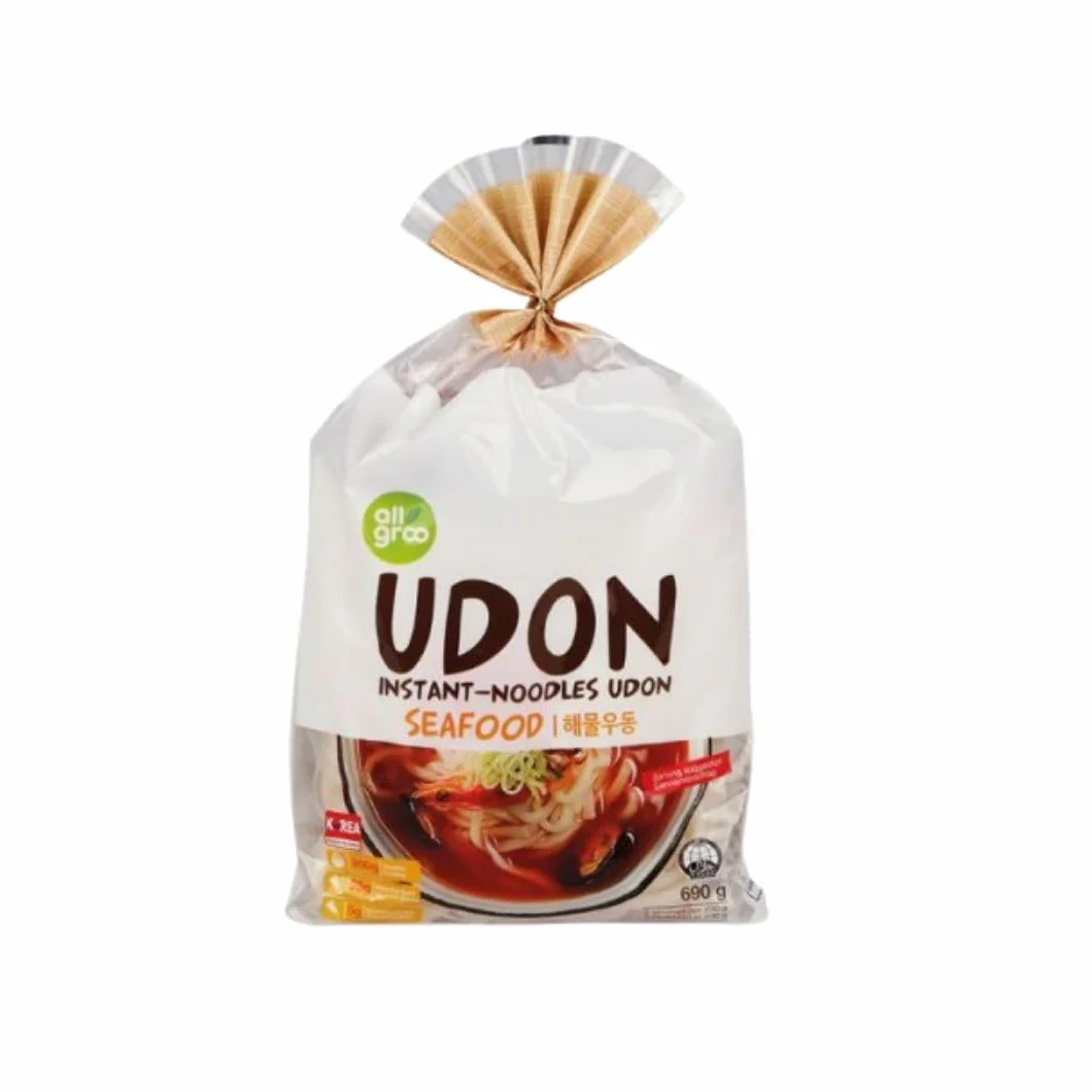 korean Market | Udon Coreano Instantaneo Seafood | Sabor Coreano en Casa | Pack de 3 | 690g