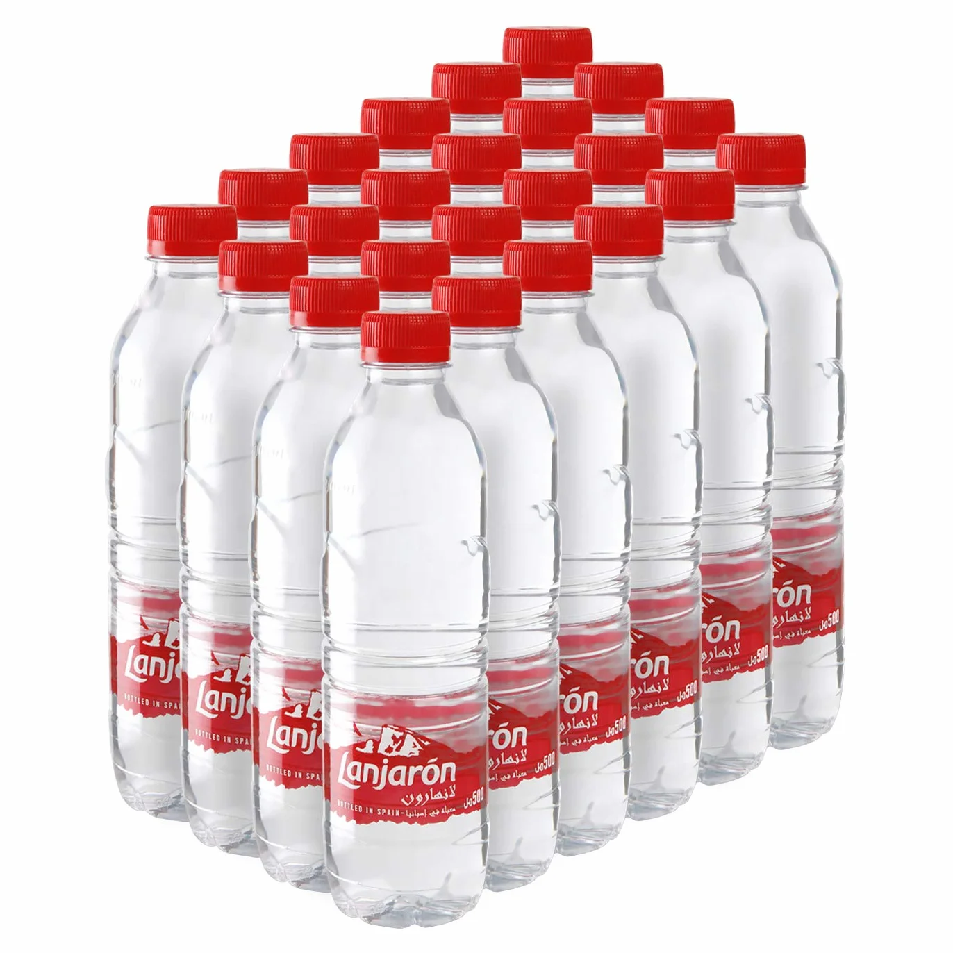 Lanjarón Agua Mineral Natural - Pack de 24 Botellas x 0.5 l - Total: 12 l