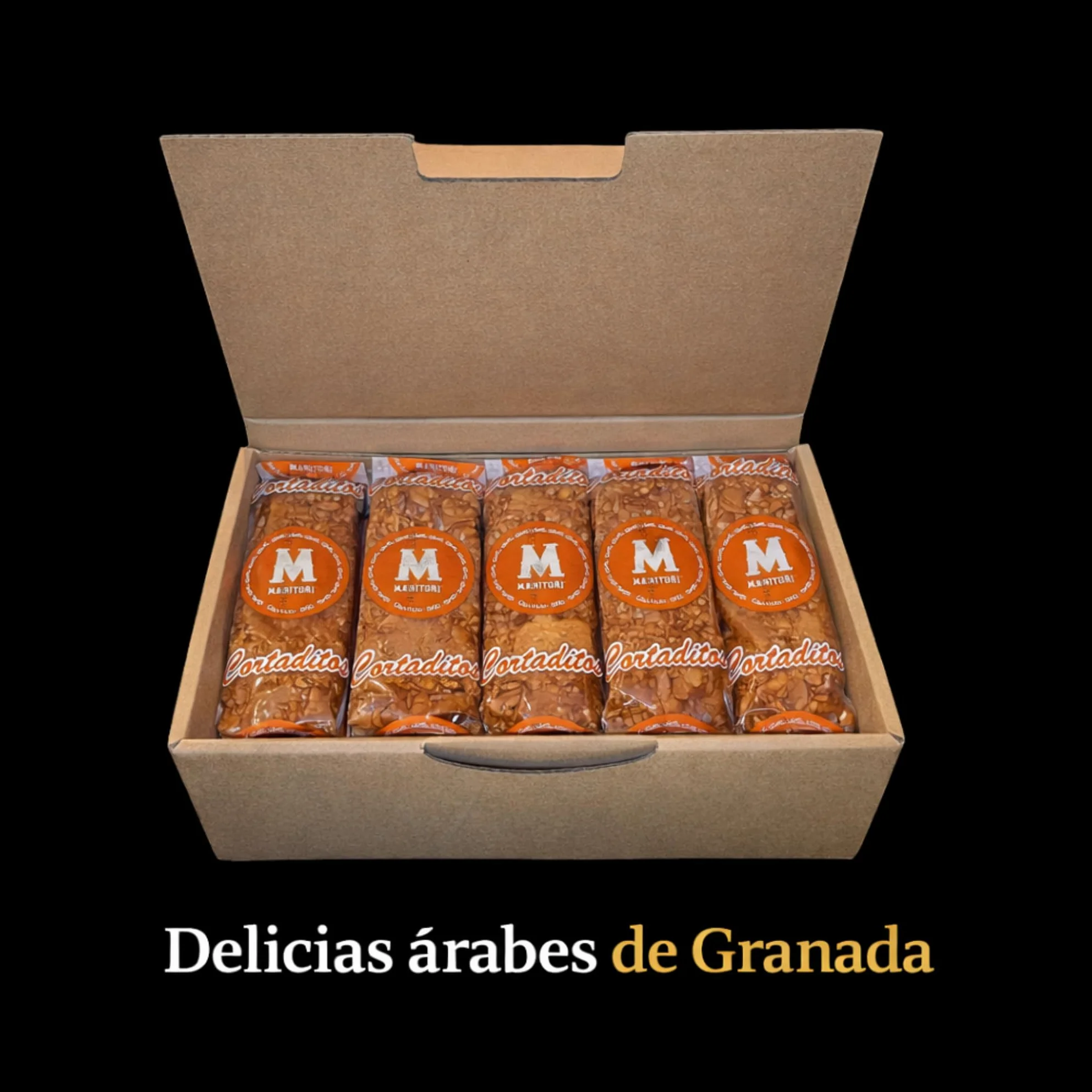 Dulces Árabes Pastas Artesanas · Maritoñi Receta de Granada · Caja Surtida 12 Uds · Regalo y Sobremesa