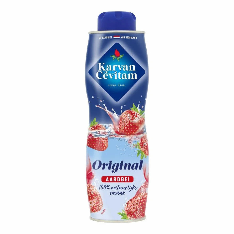 Karvan Cevitam - Original Aardbei - 6 x 60 cl - Voordeelverpakking