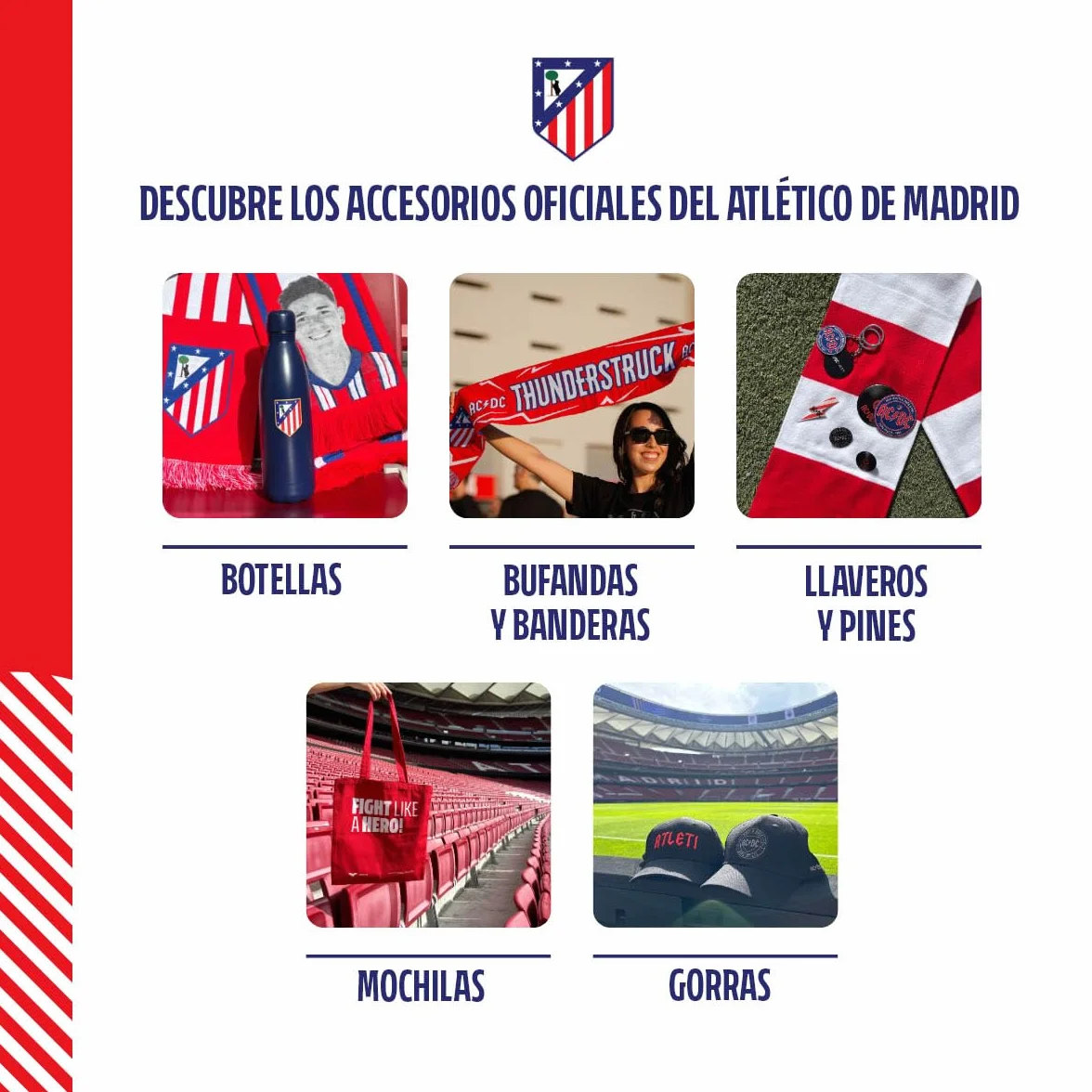 Atlético de Madrid 1903 Bandera España Escudo 24/25