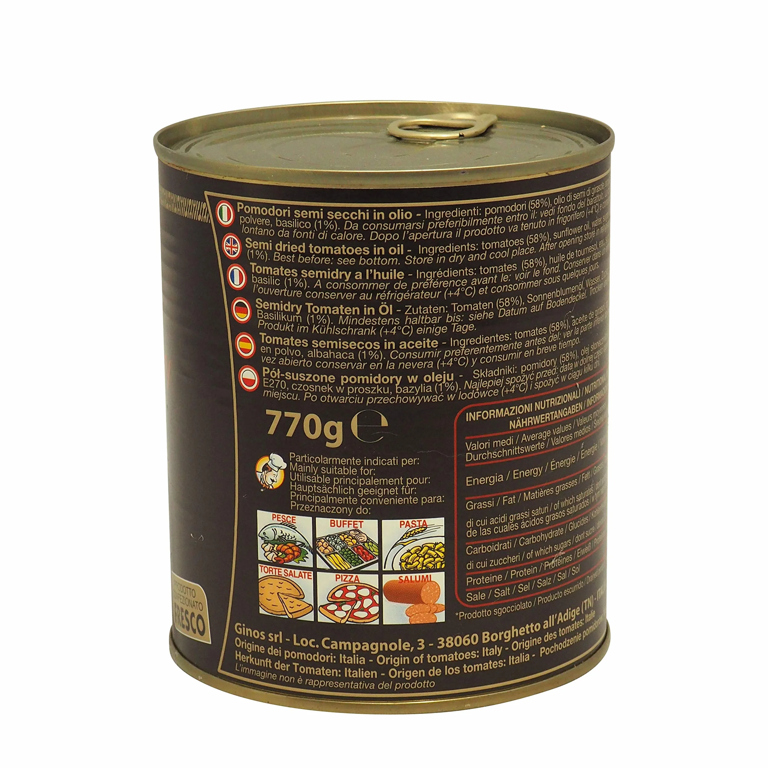 Tomate semiseco italiano/Pomodori Semi Dry gourmet