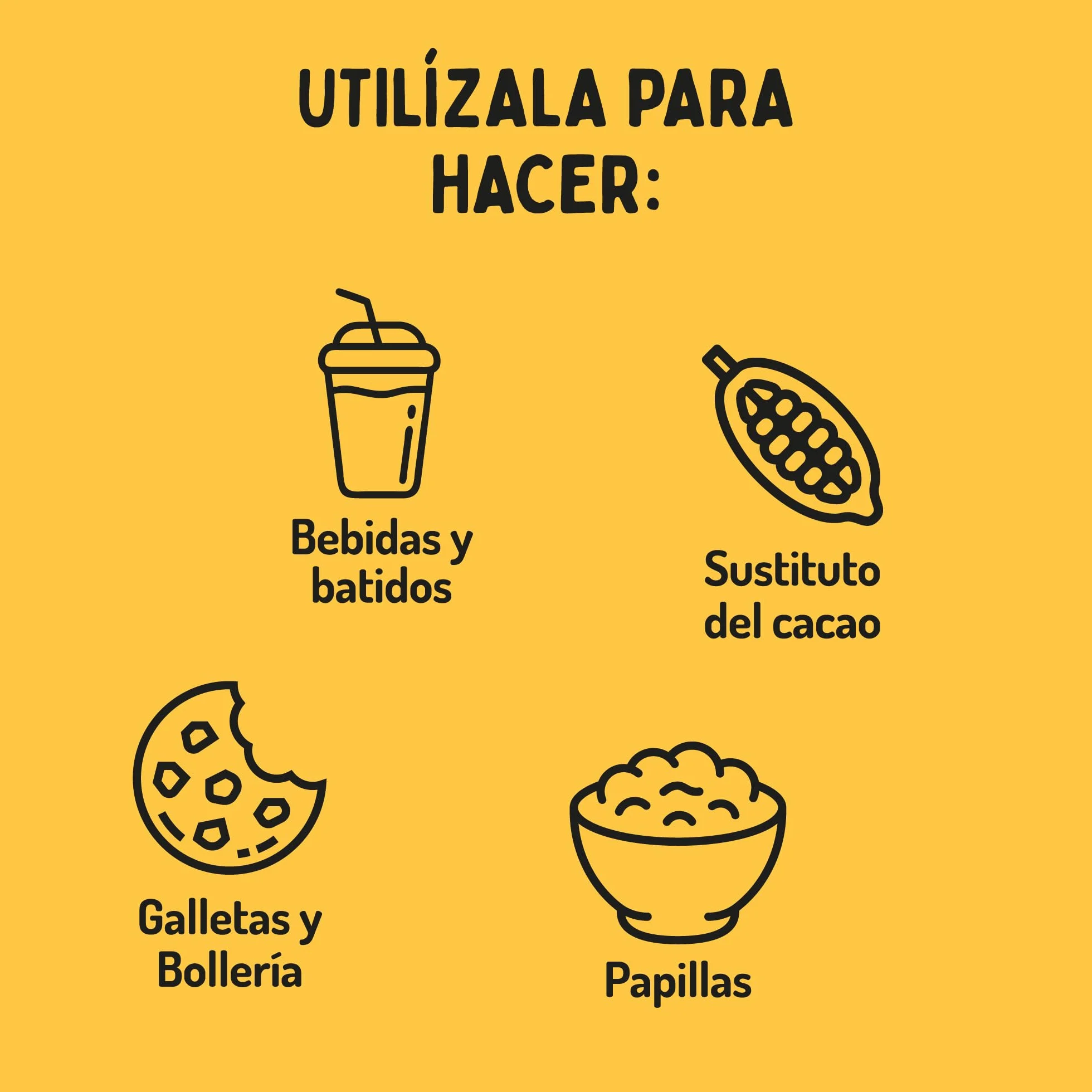 El Granero Integral Harina de Trigo Algarroba BIO Sin Gluten 500 g